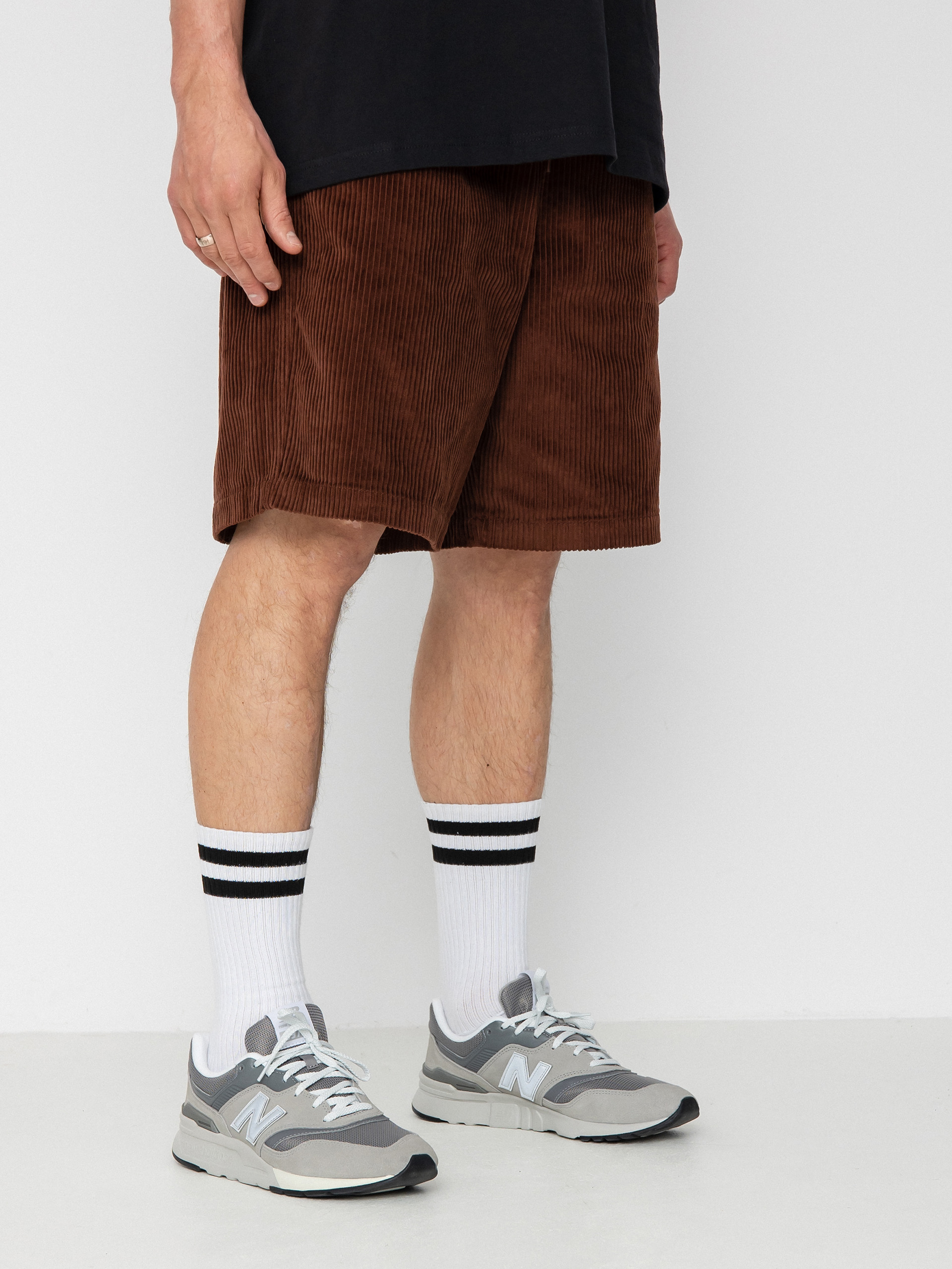 Szorty OBEY Easy Relaxed Corduroy (sepia)