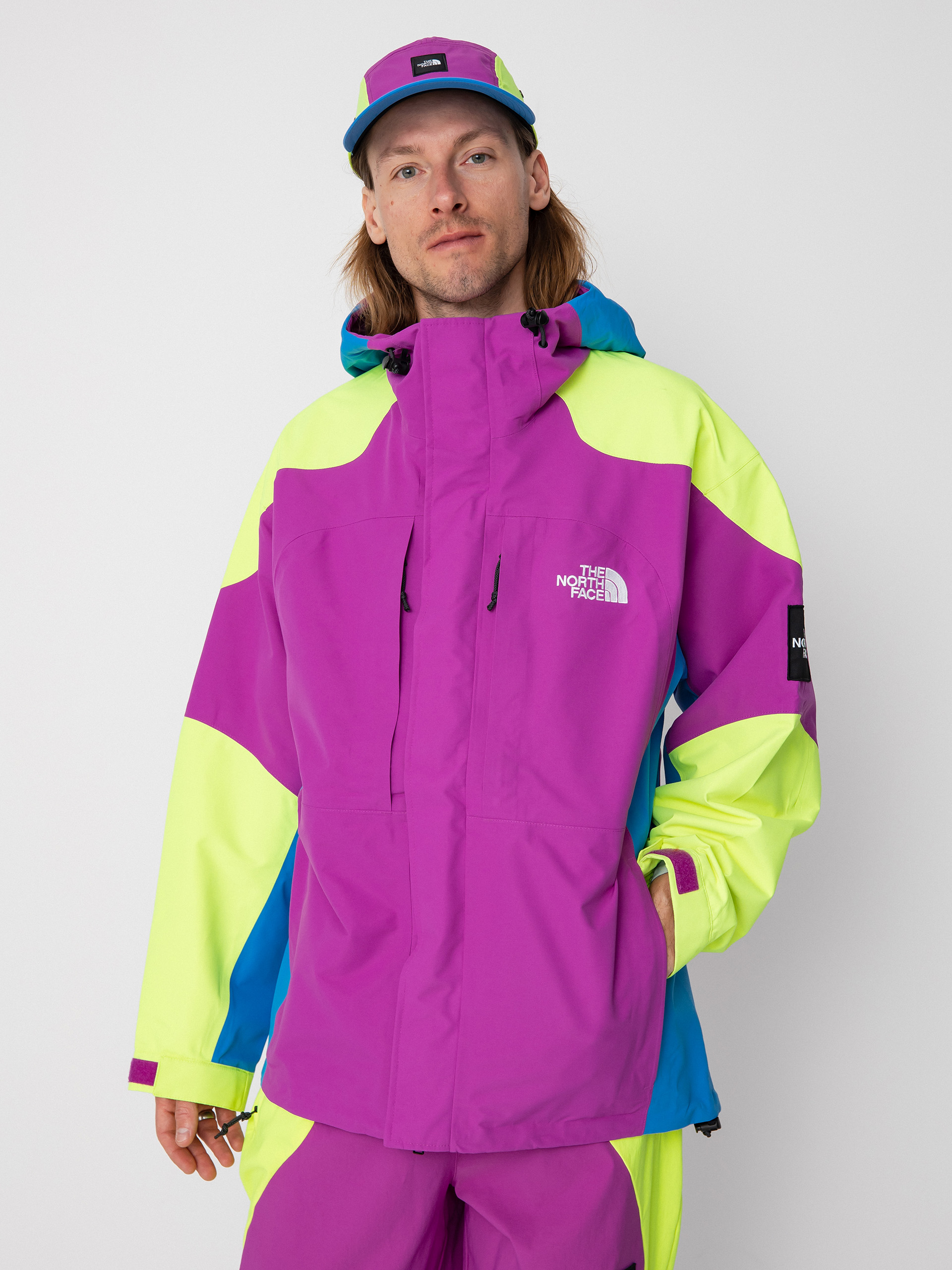 Kurtka The North Face 3L Dryvent Carduelis (purple cactus flower/led yellow/super sonic blue)