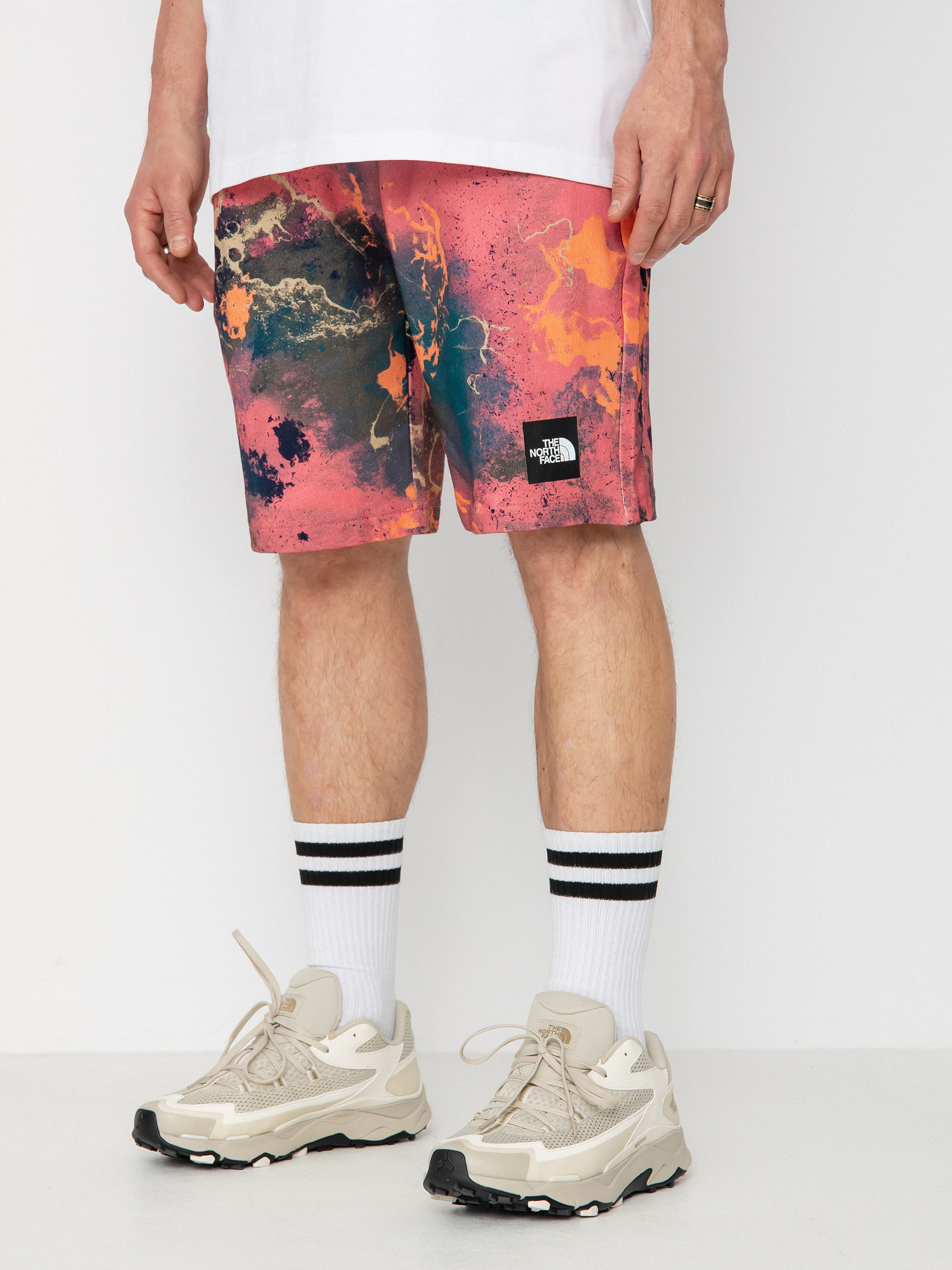 Szorty The North Face Summer Logo (cosmo pink tnf distort print)