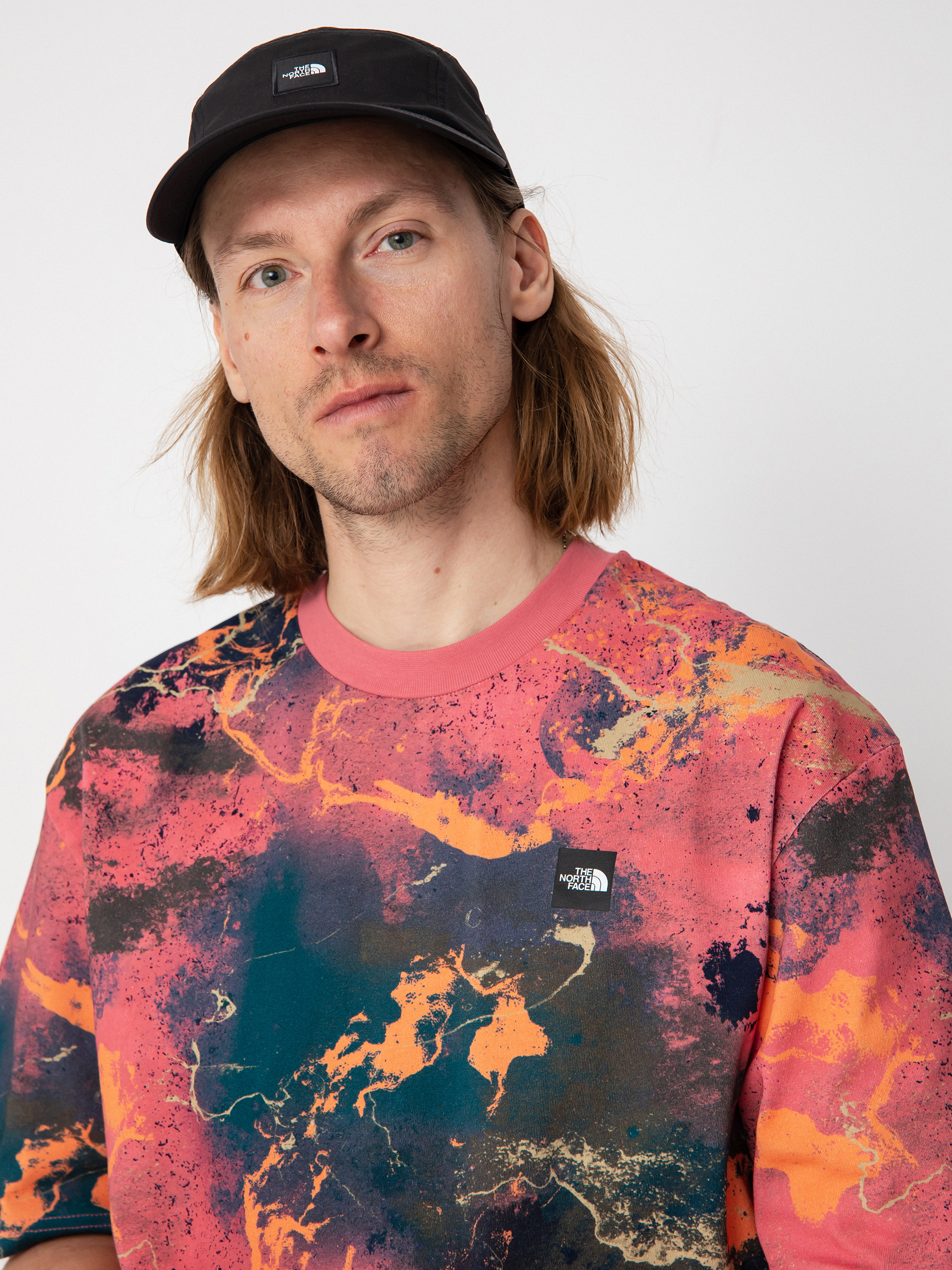 T-shirt The North Face Summer Logo (cosmo pink tnf distort print)