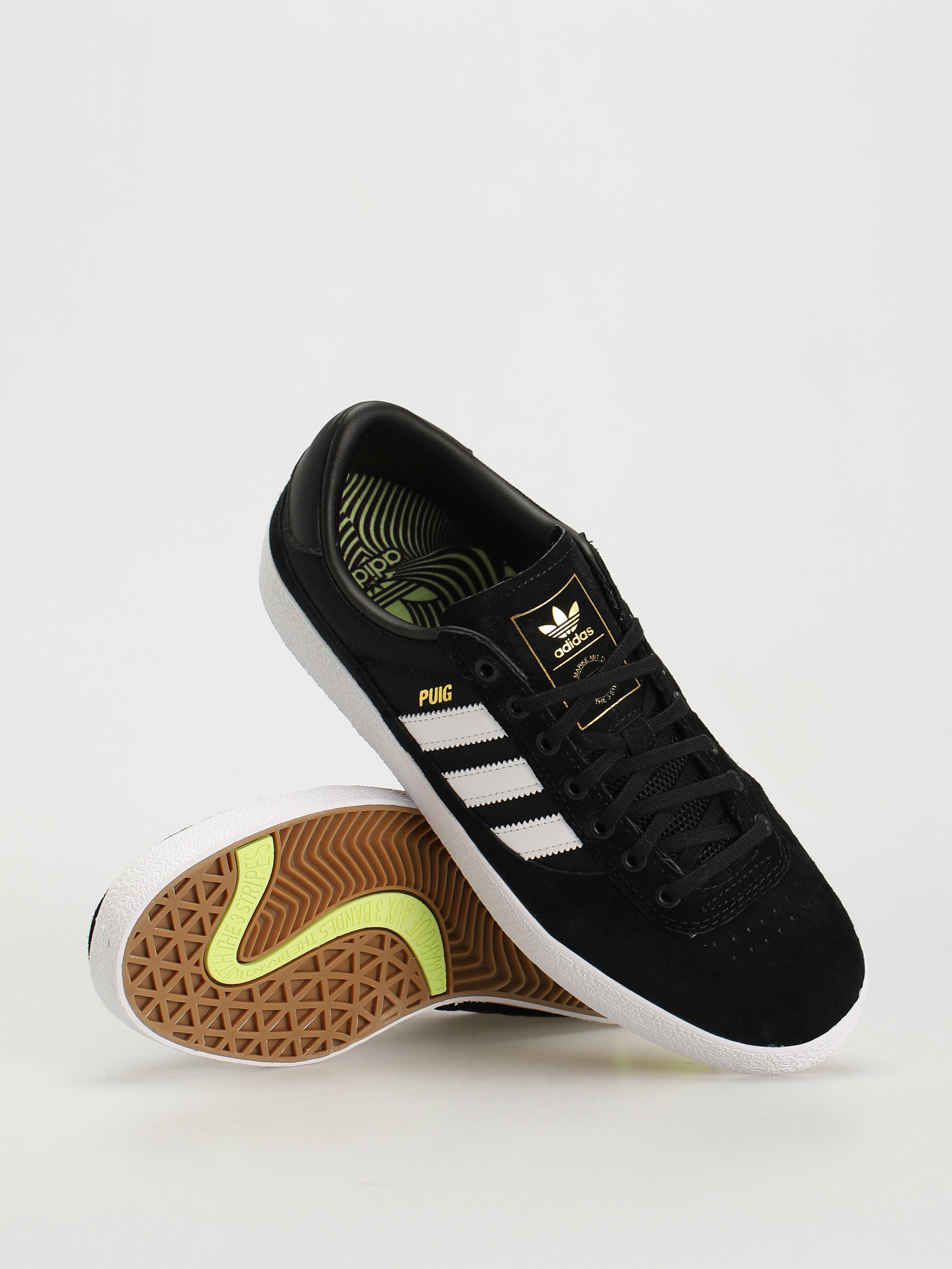 Buty adidas Puig Indoor - czarny (cblack/ftwwht/pullim)