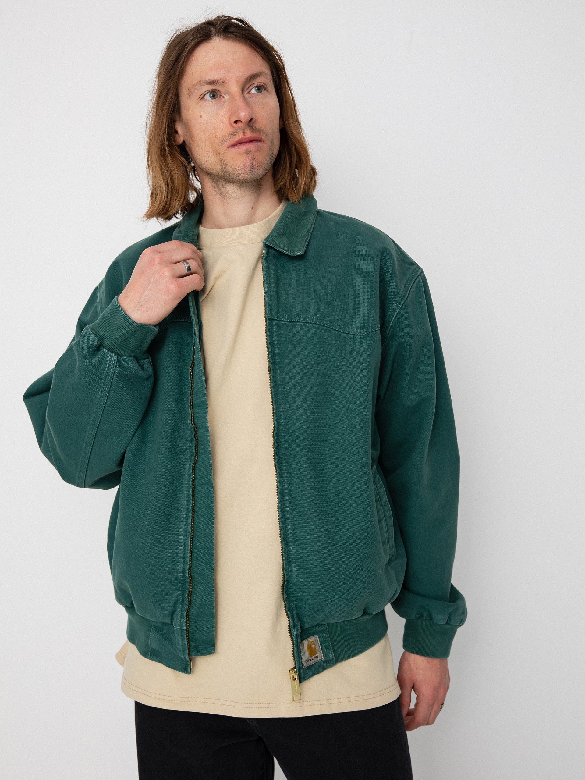 Kurtka Carhartt WIP Santa Fe - zielony (botanic/botanic)