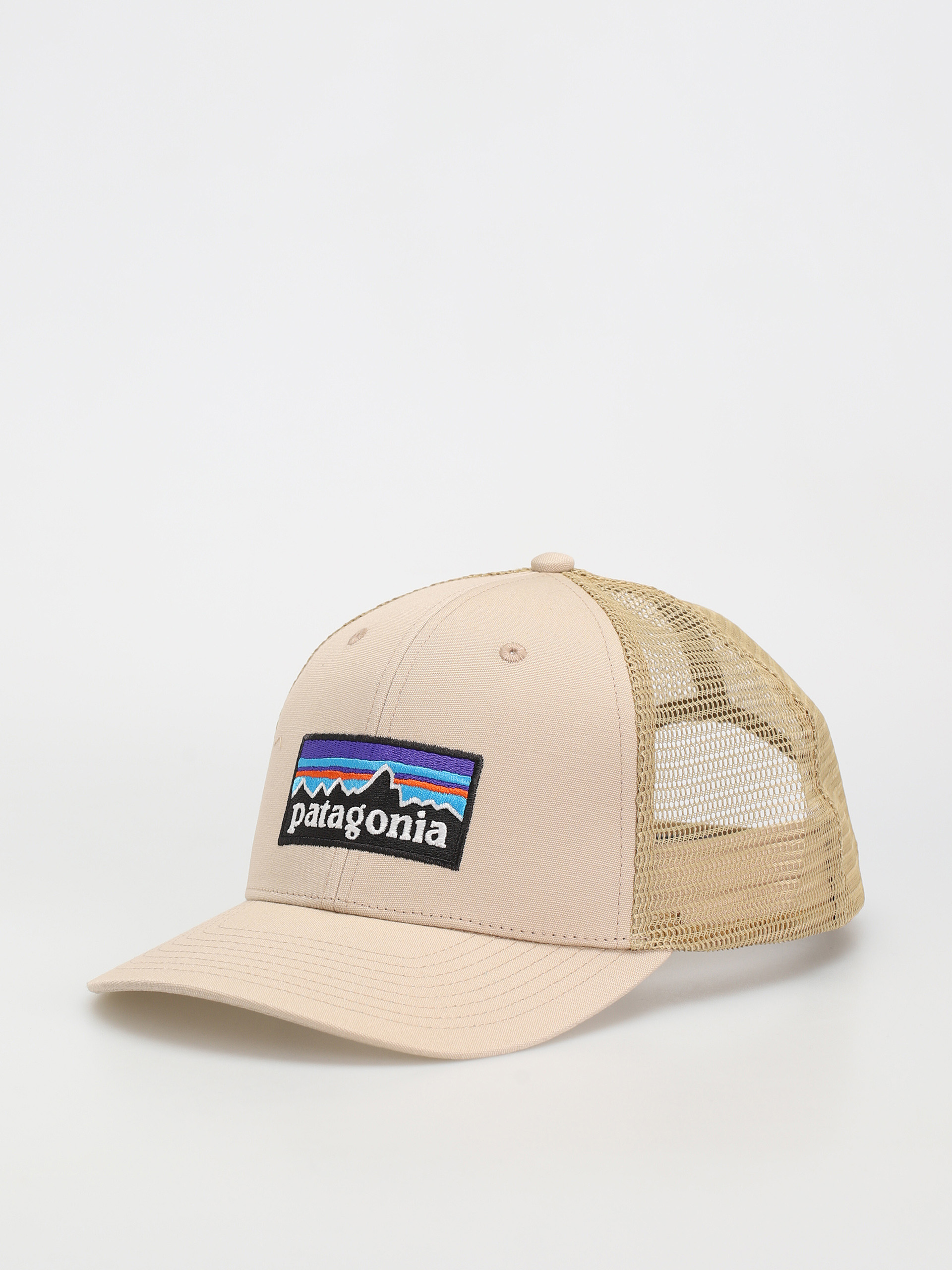 Czapka z daszkiem Patagonia P 6 Logo Trucker (oar tan w/classic tan)