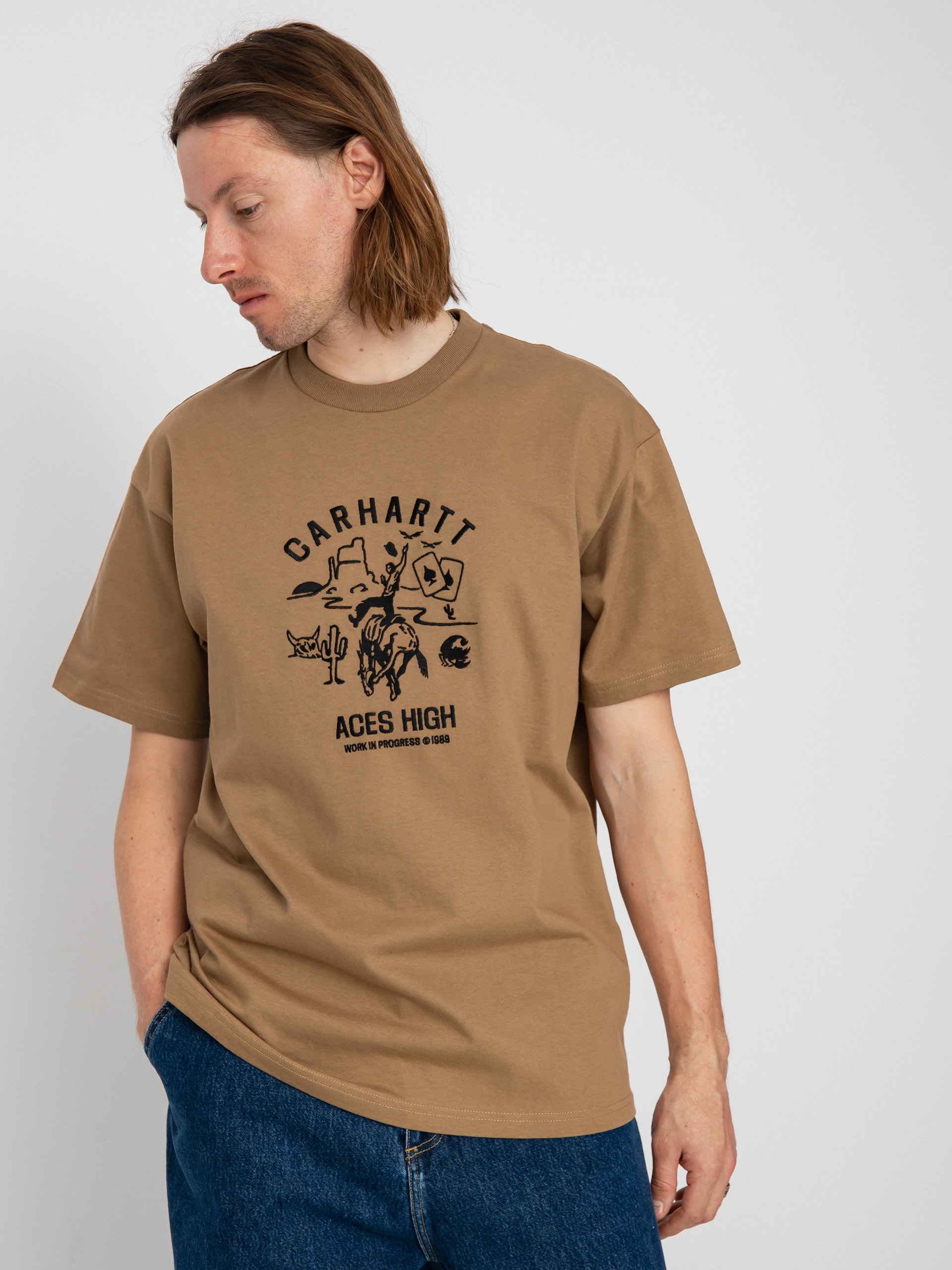 T-shirt Carhartt WIP Souvenir Valley (buffalo/black)