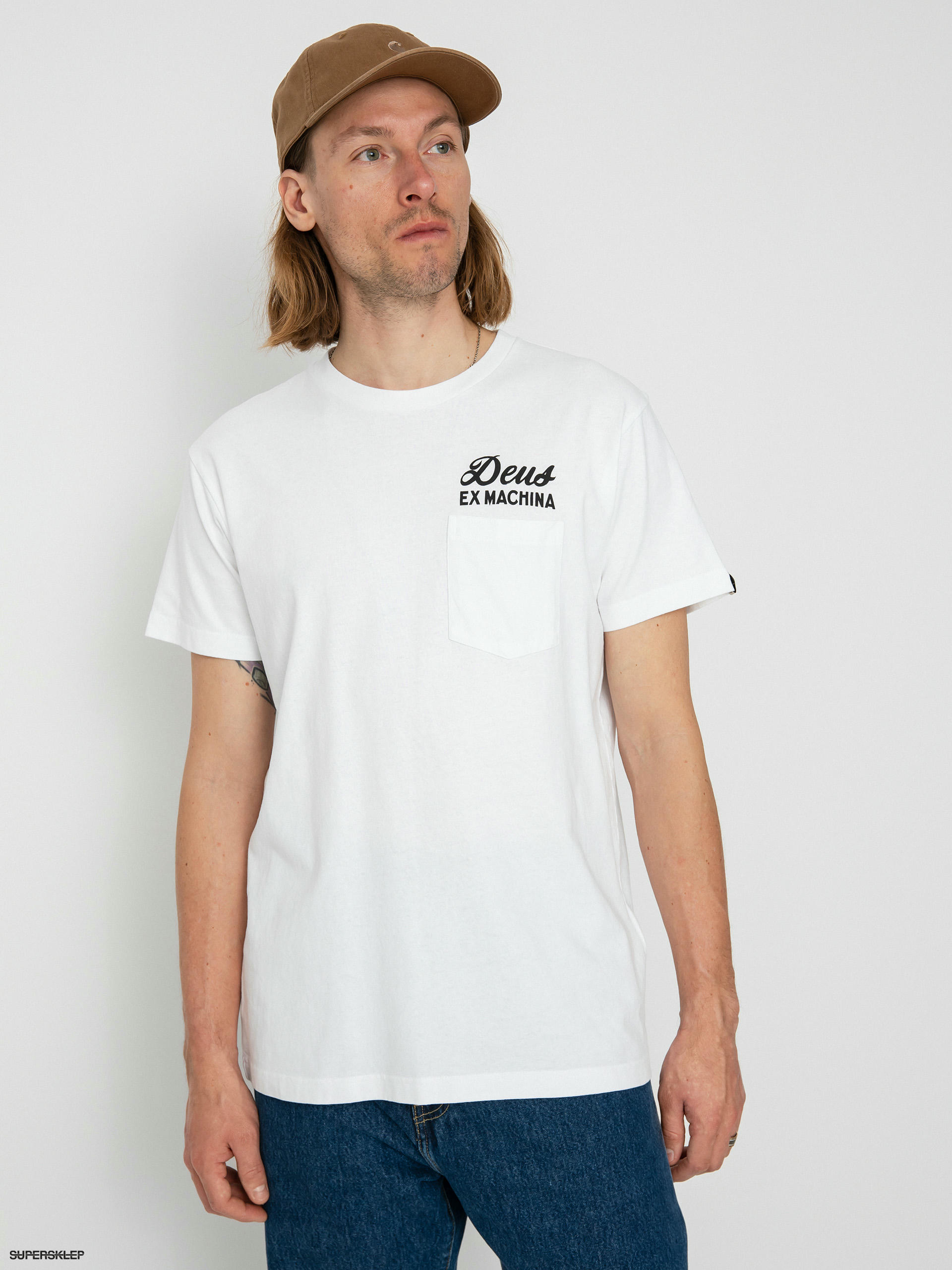 T-shirt Deus Ex Machina Biarritz Address (white)