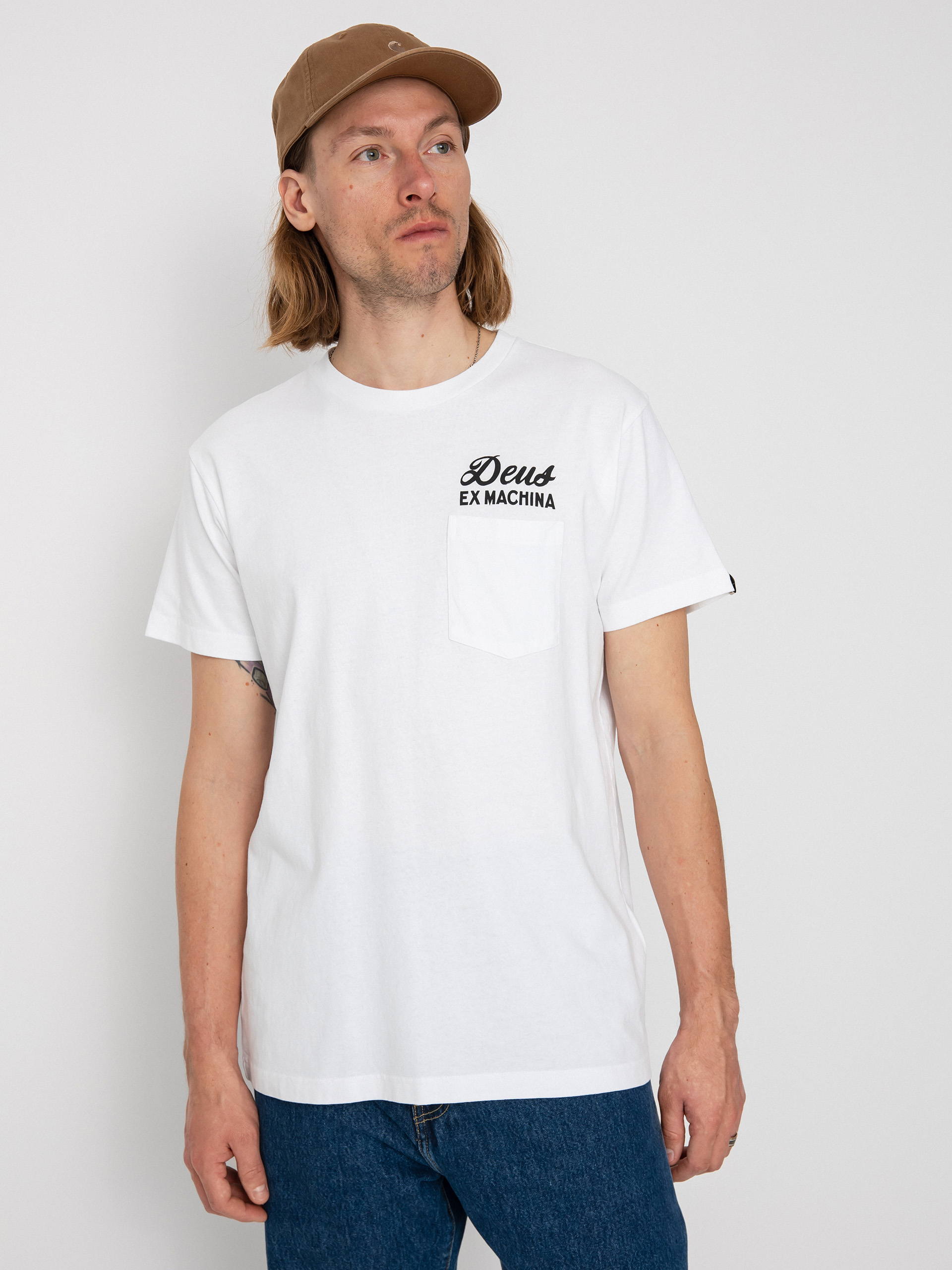 T-shirt Deus Ex Machina Biarritz Address (white)