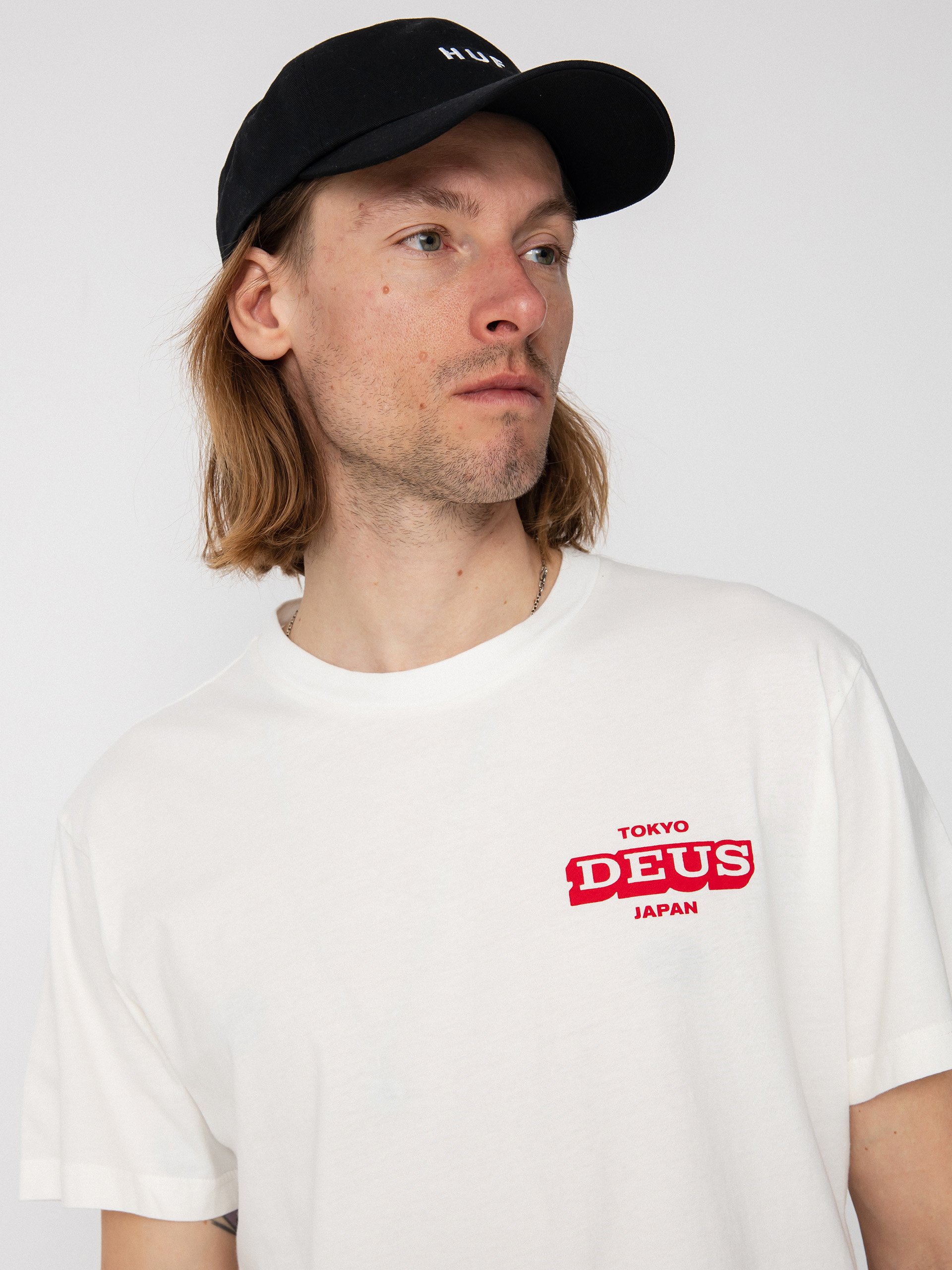 T-shirt Deus Ex Machina Redline (vintage wite)