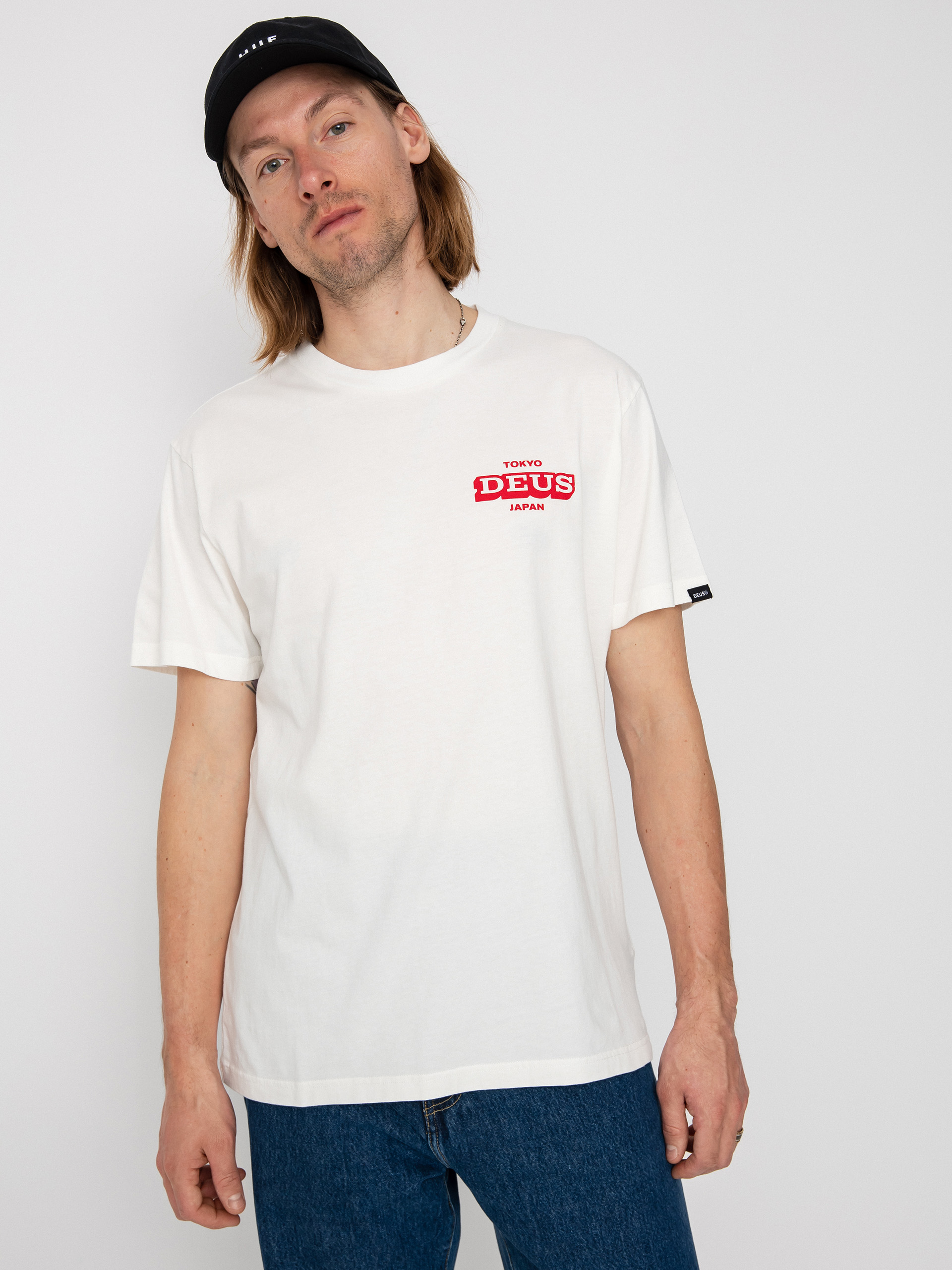 T-shirt Deus Ex Machina Redline (vintage wite)