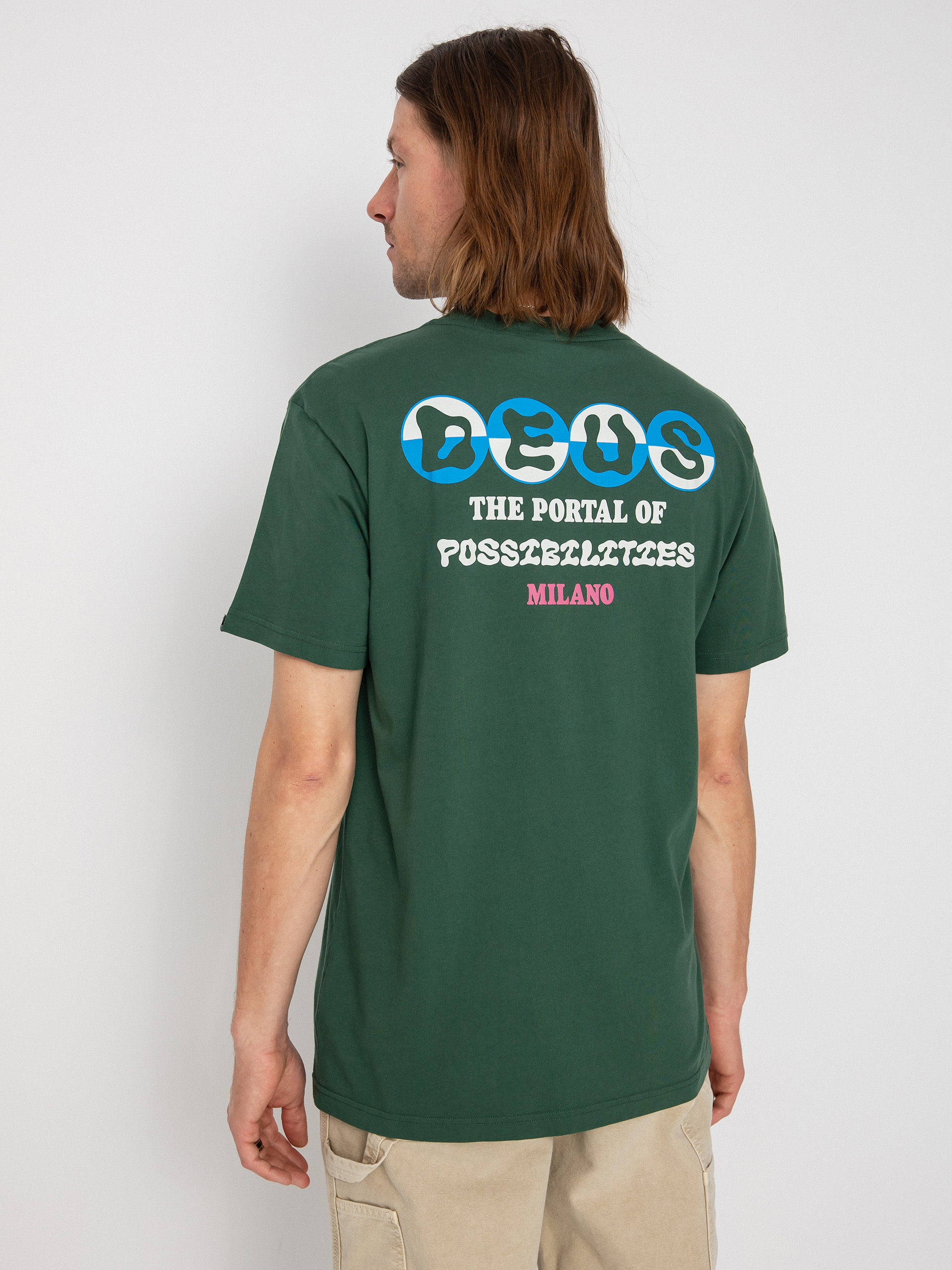 T-shirt Deus Ex Machina Ivan (work green)