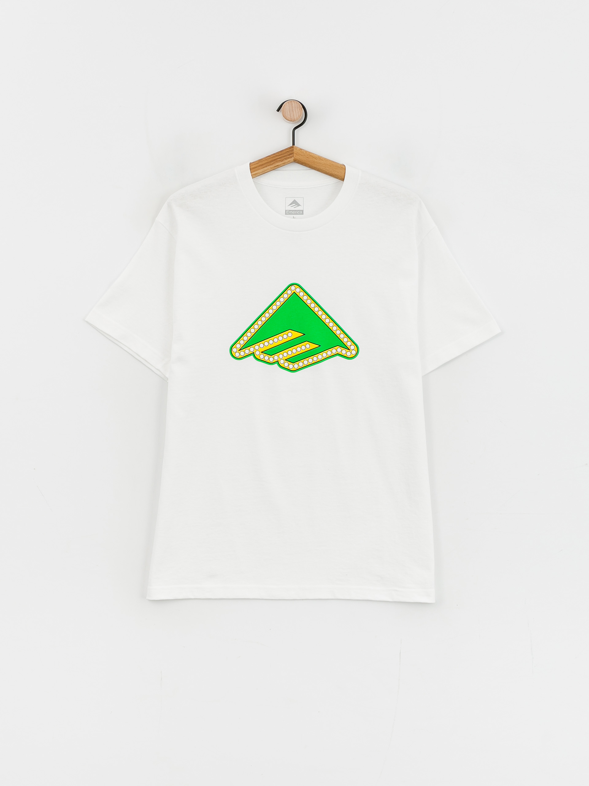 T-shirt Emerica Shake Junt Triangle Lights (white)
