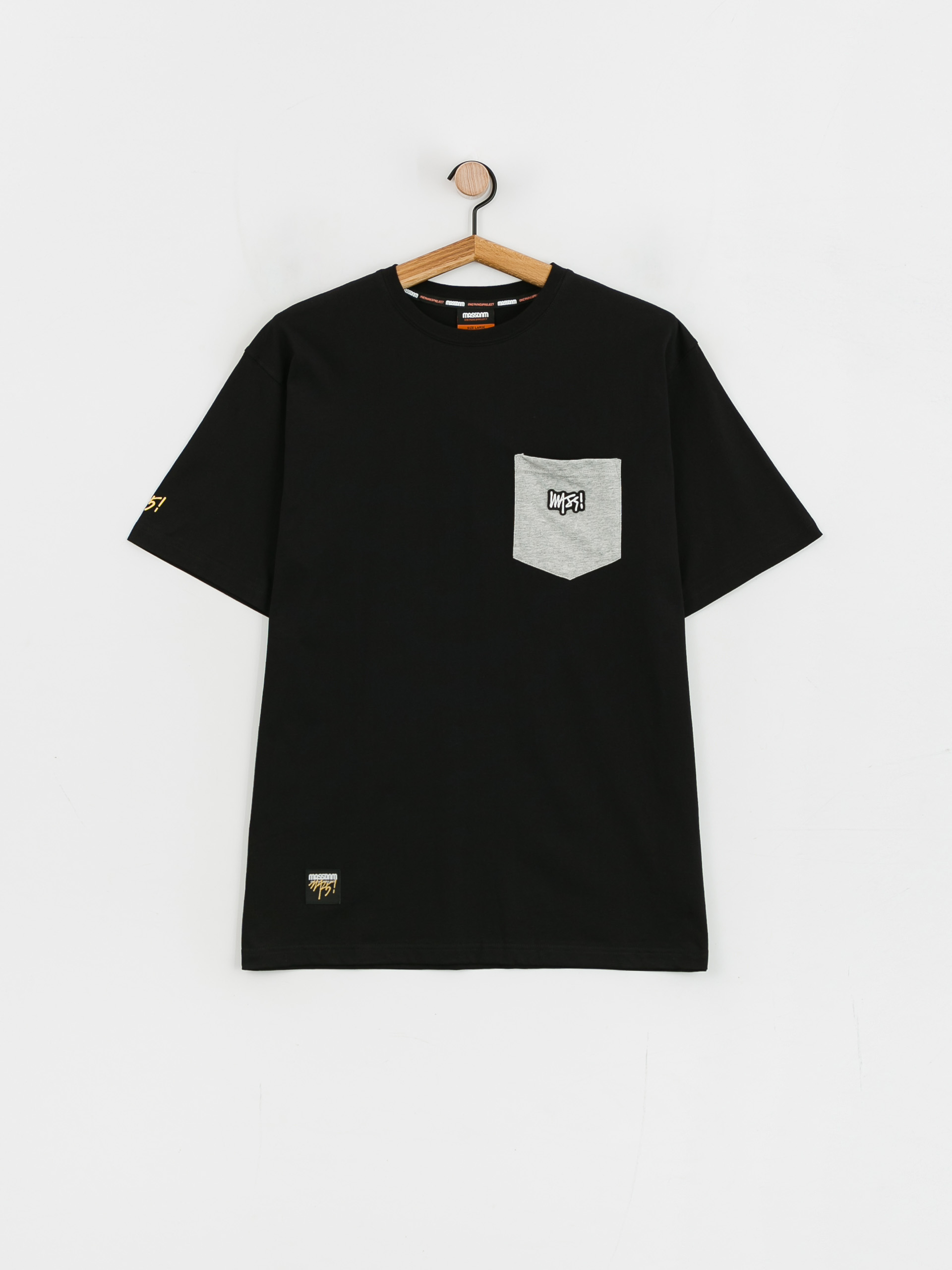 T-shirt MassDnm Signature Patch Pocket (black)