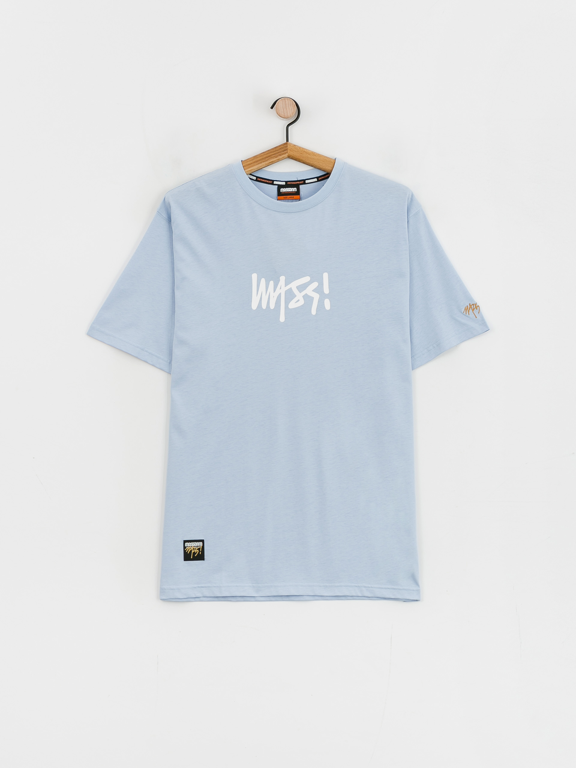 T-shirt MassDnm Signature Medium Logo (light blue)