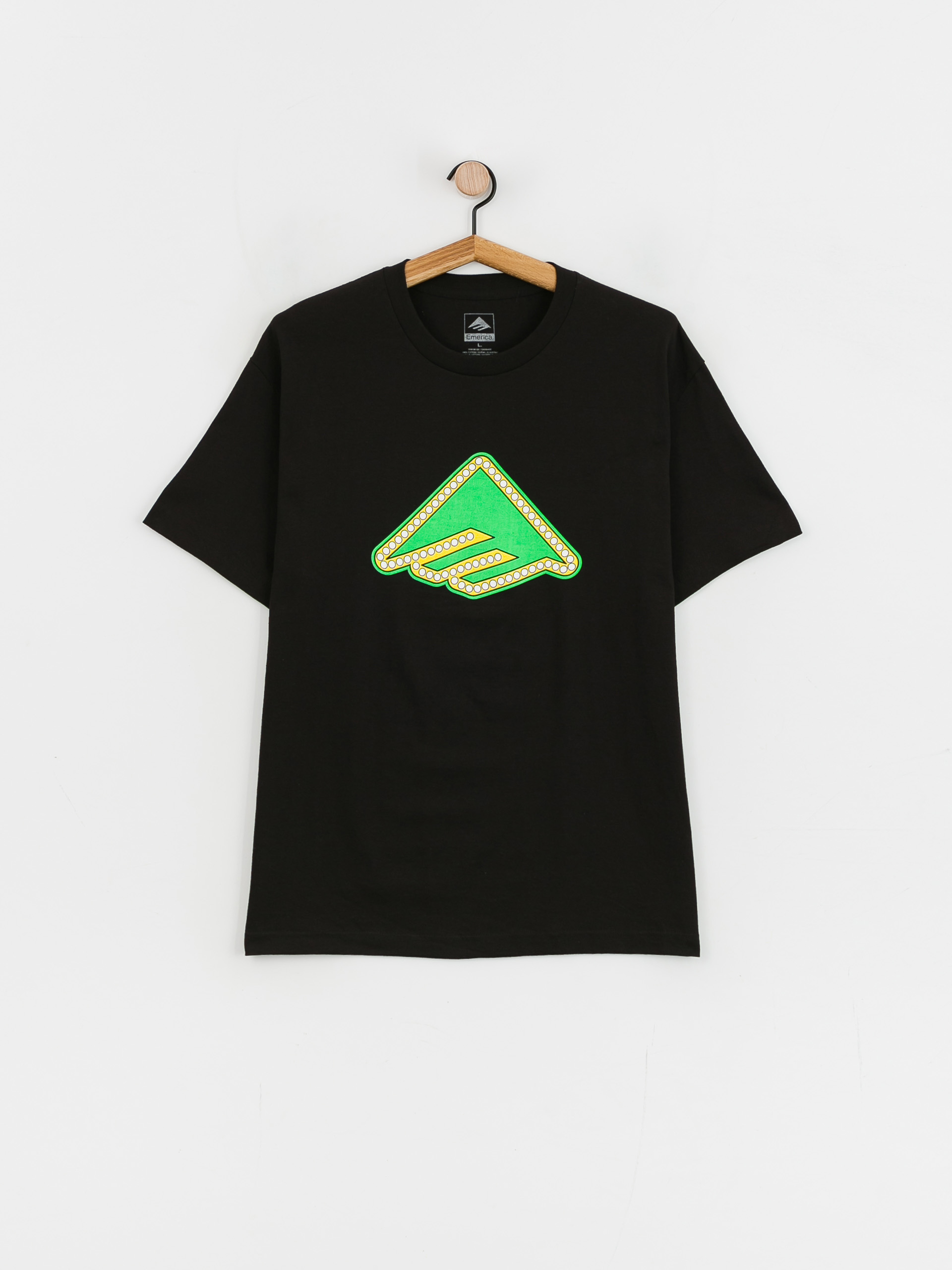 T-shirt Emerica Shake Junt Triangle Lights (black)