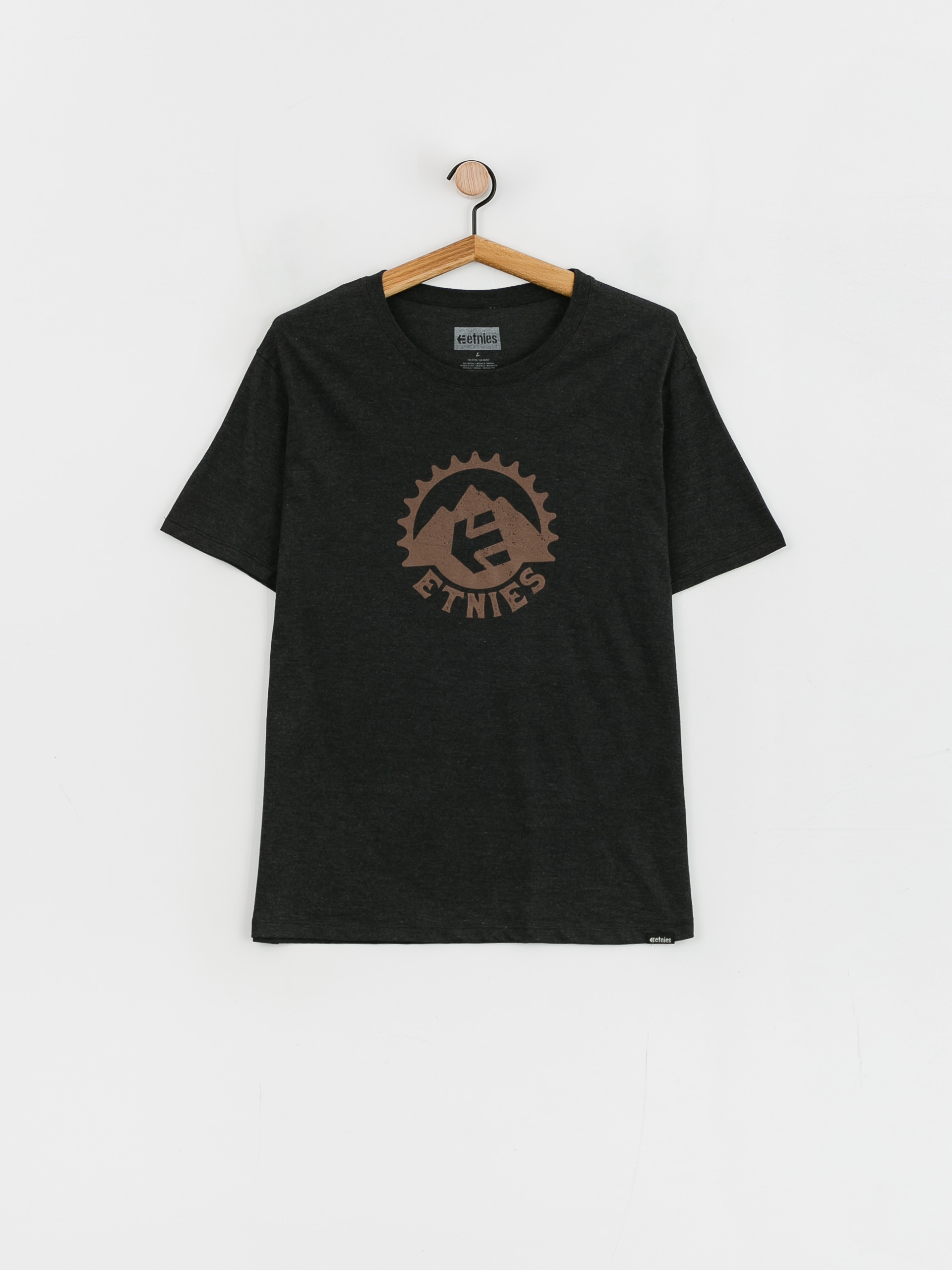T-shirt Etnies Spoke Tech (black/brown)