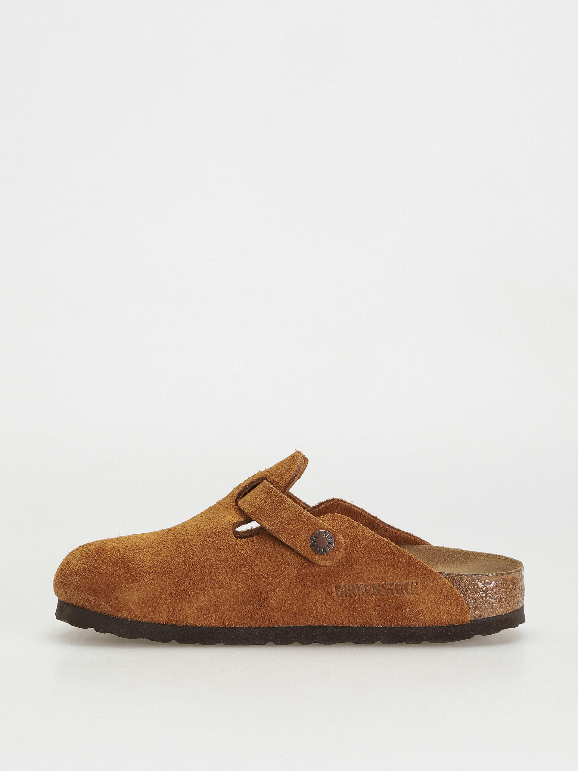 Klapki Birkenstock Boston Suede Narrow Wmn (mink)