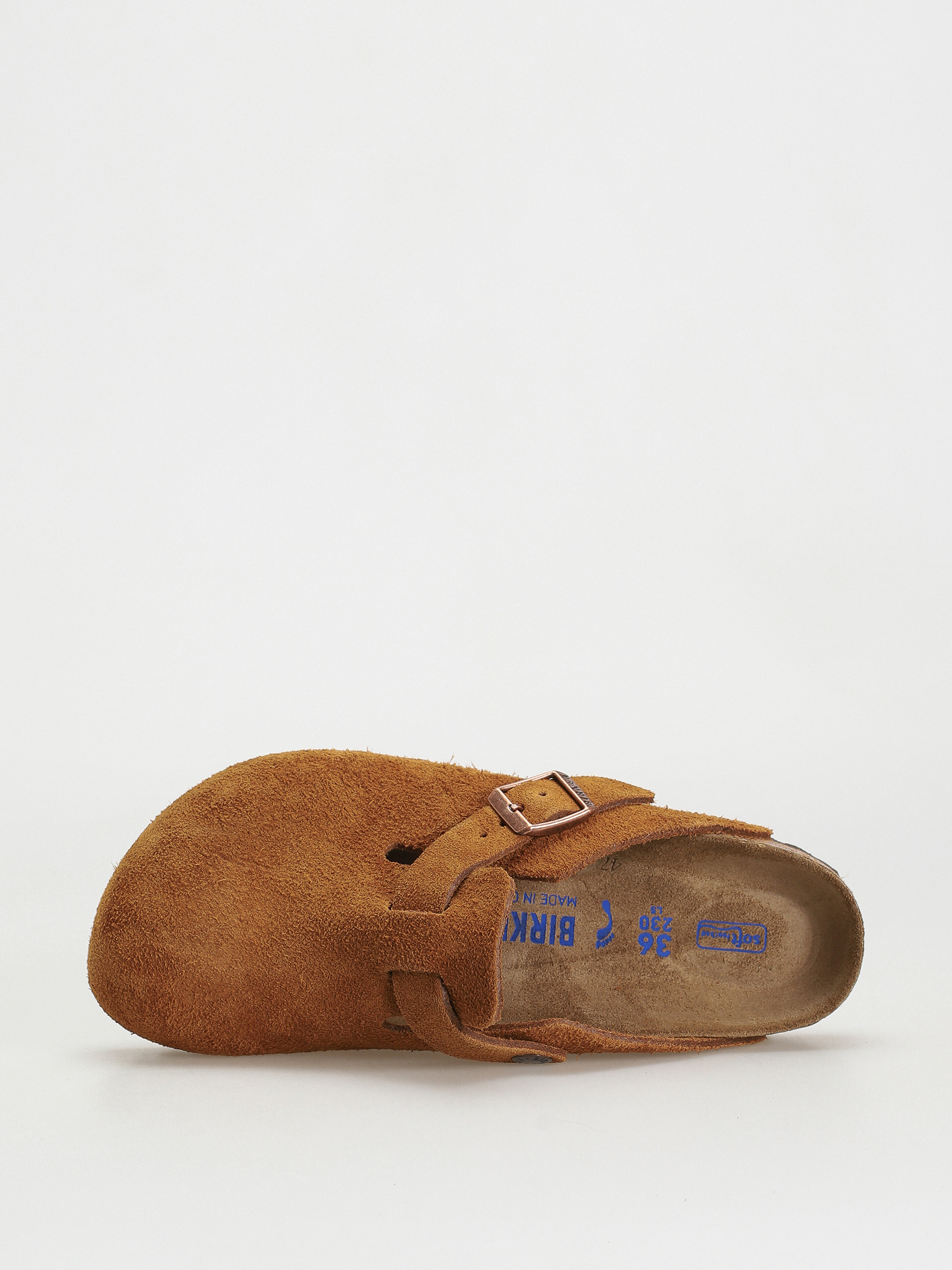 Klapki Birkenstock Boston Suede Narrow Wmn (mink)