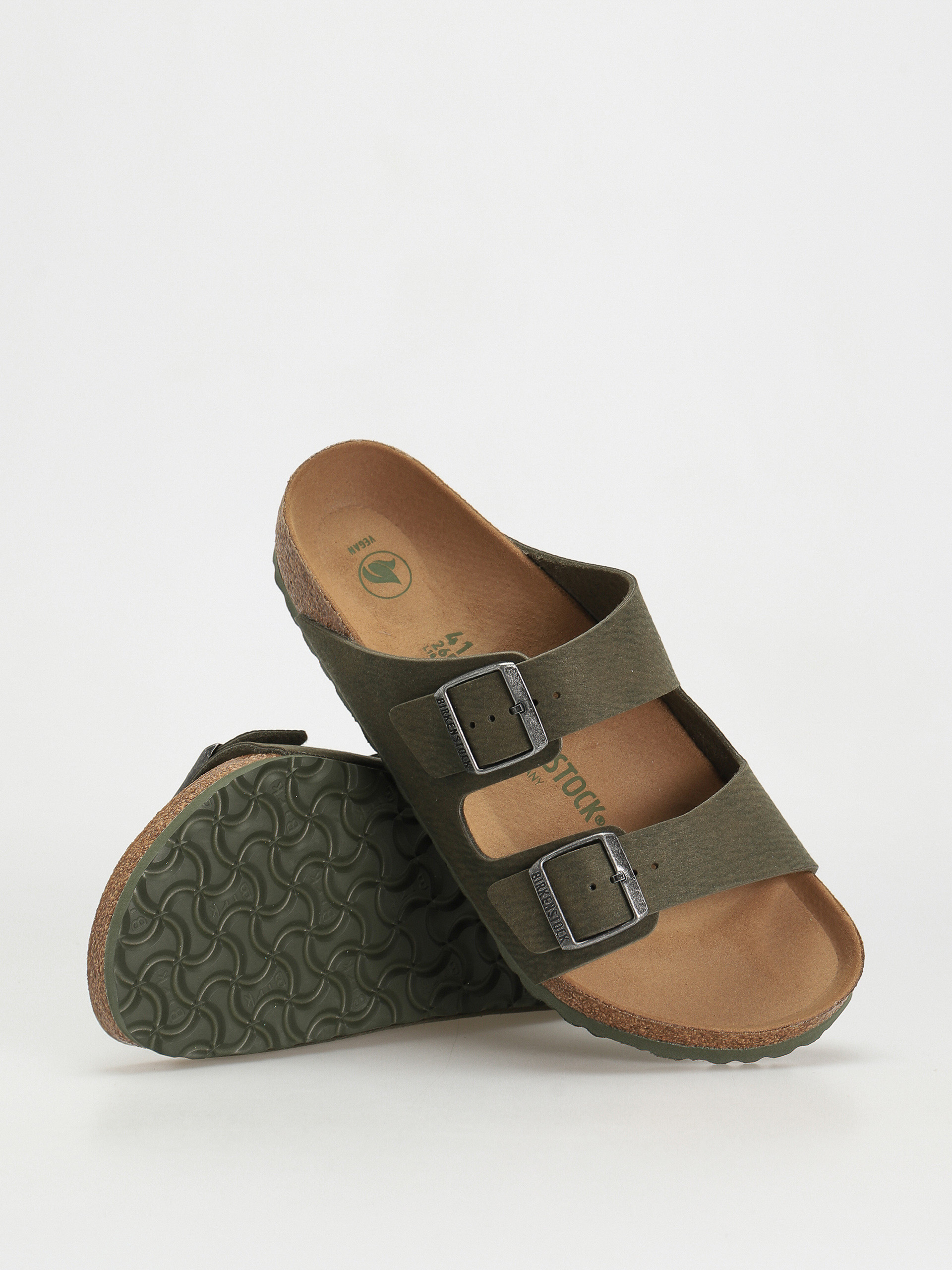 Klapki Birkenstock Arizona Vegan Regular (desert dust thyme)