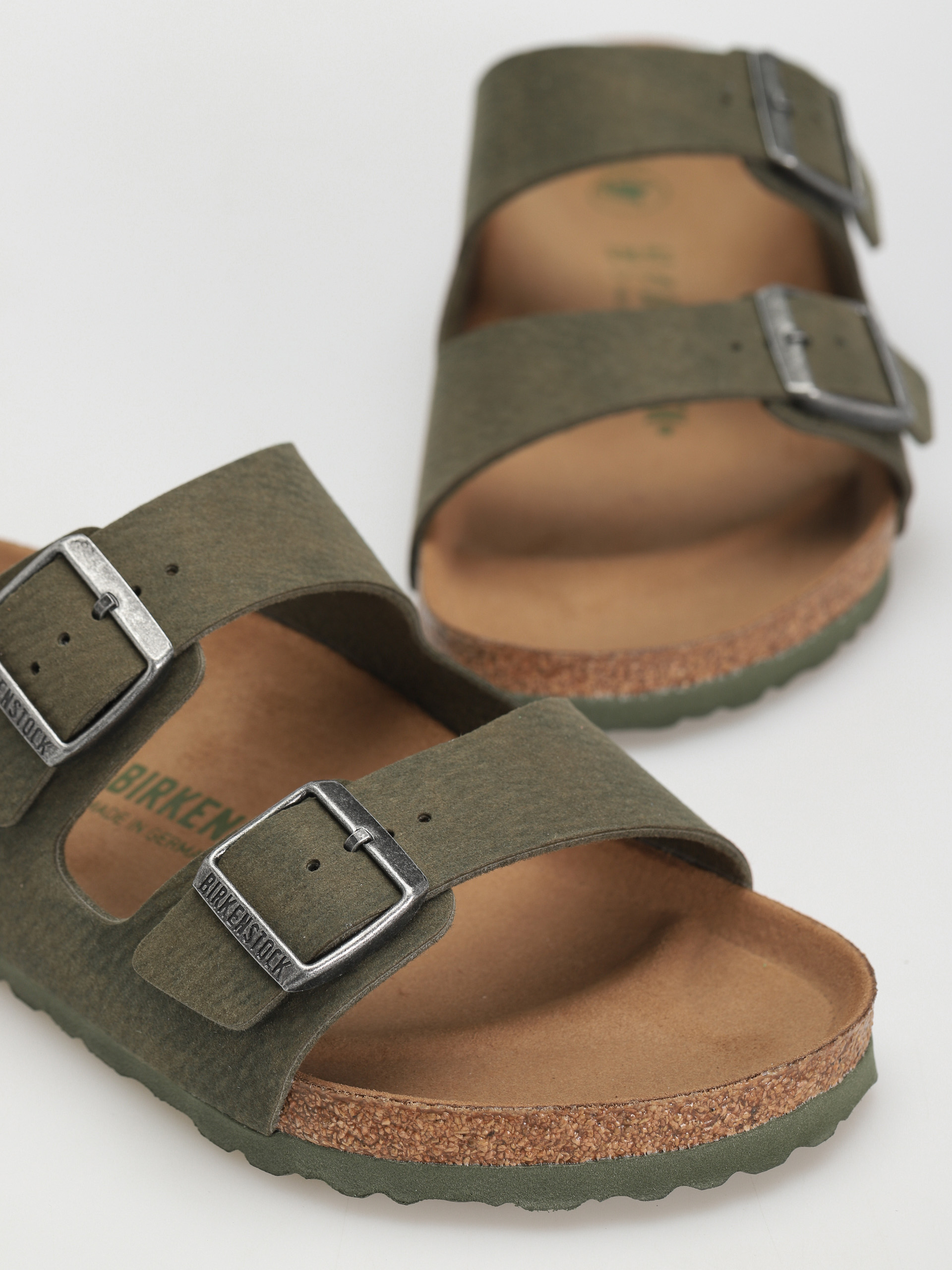 Klapki Birkenstock Arizona Vegan Regular (desert dust thyme)