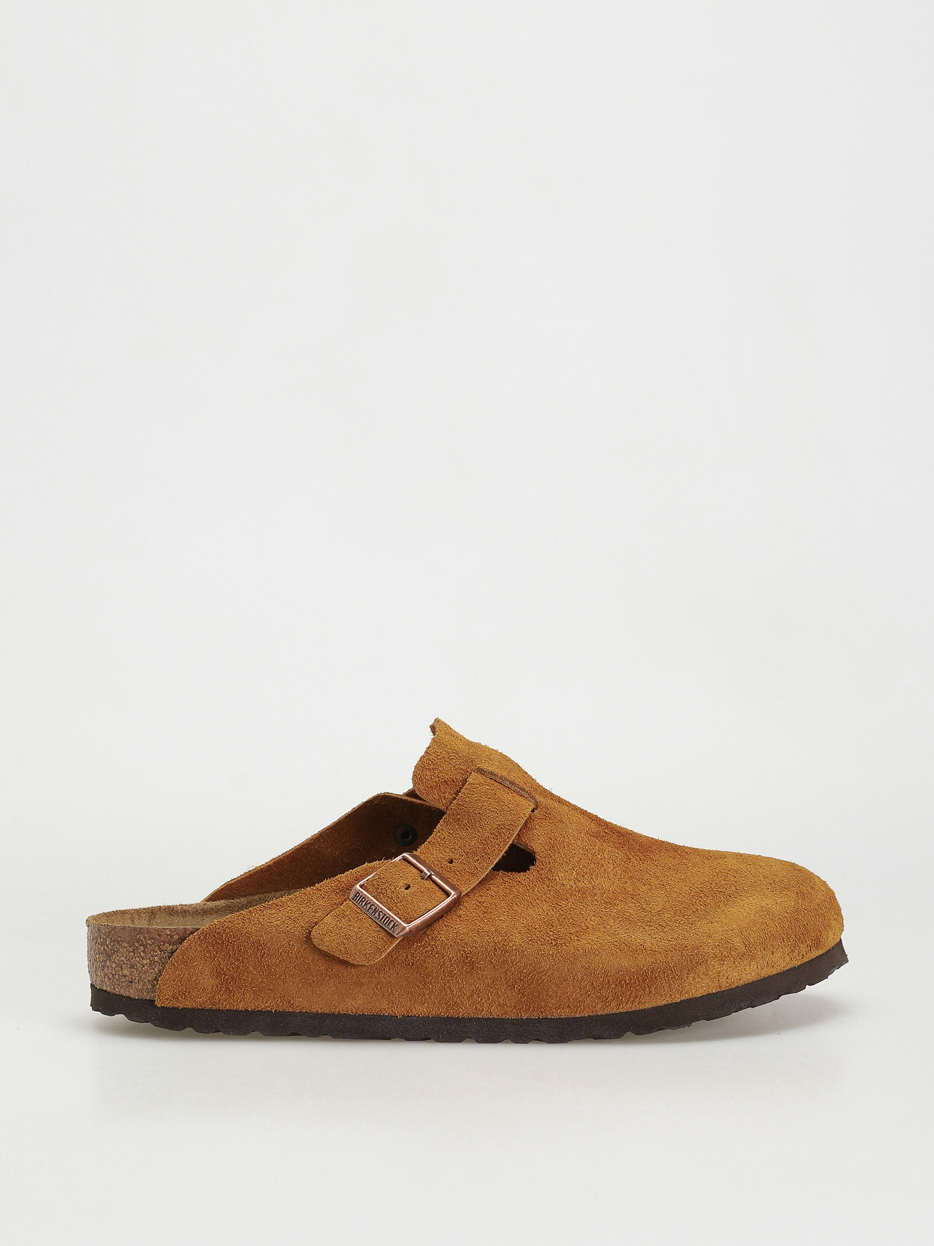 Klapki Birkenstock Boston Suede Regular (mink)