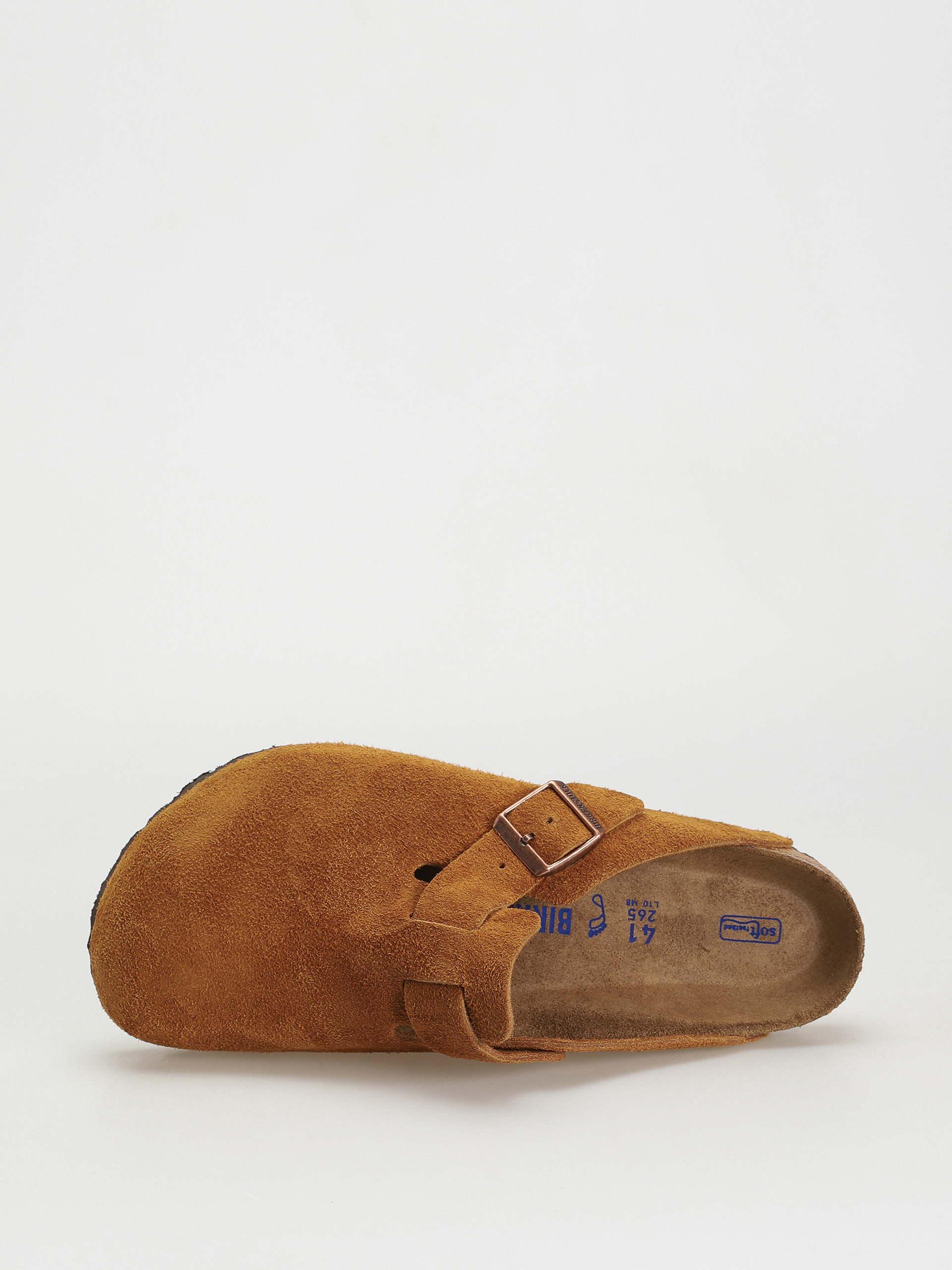 Klapki Birkenstock Boston Suede Regular (mink)