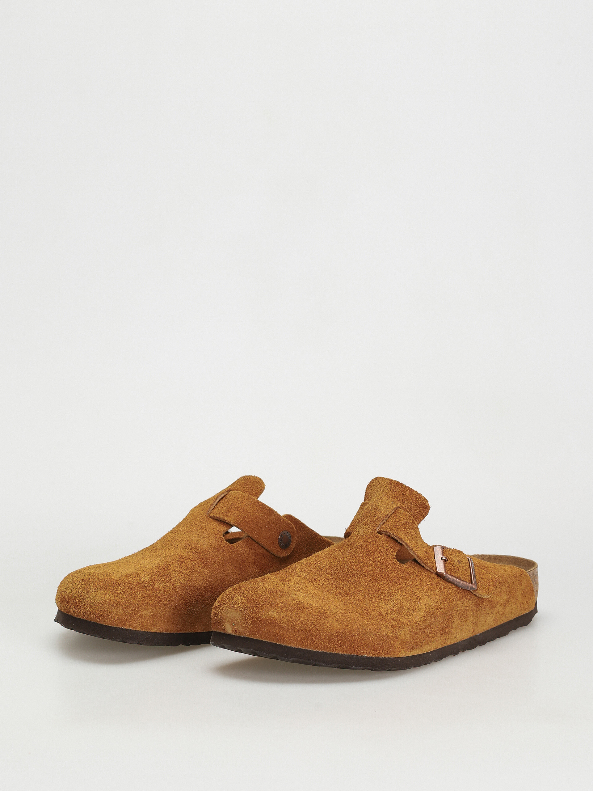 Klapki Birkenstock Boston Suede Regular (mink)