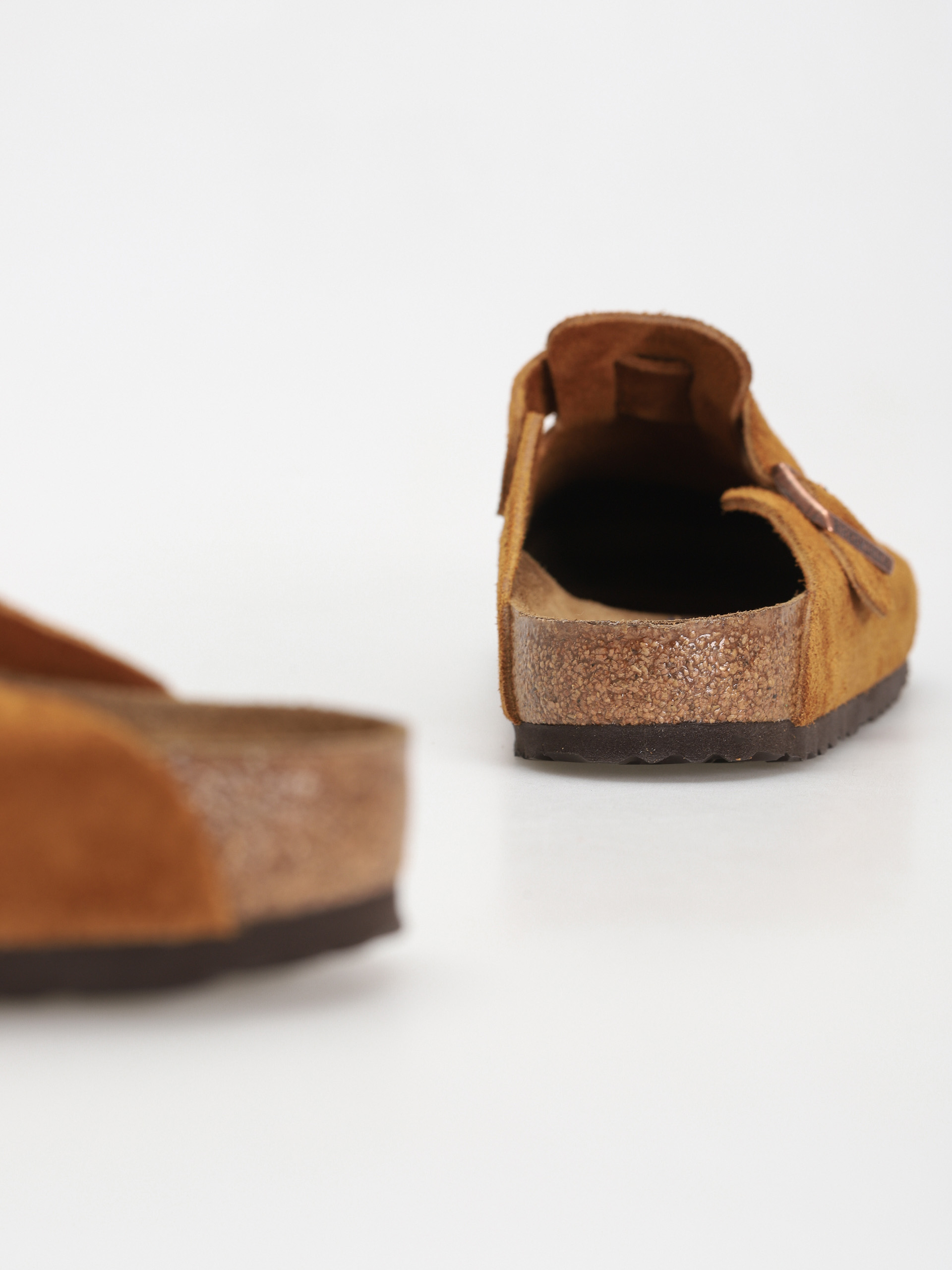 Klapki Birkenstock Boston Suede Regular (mink)