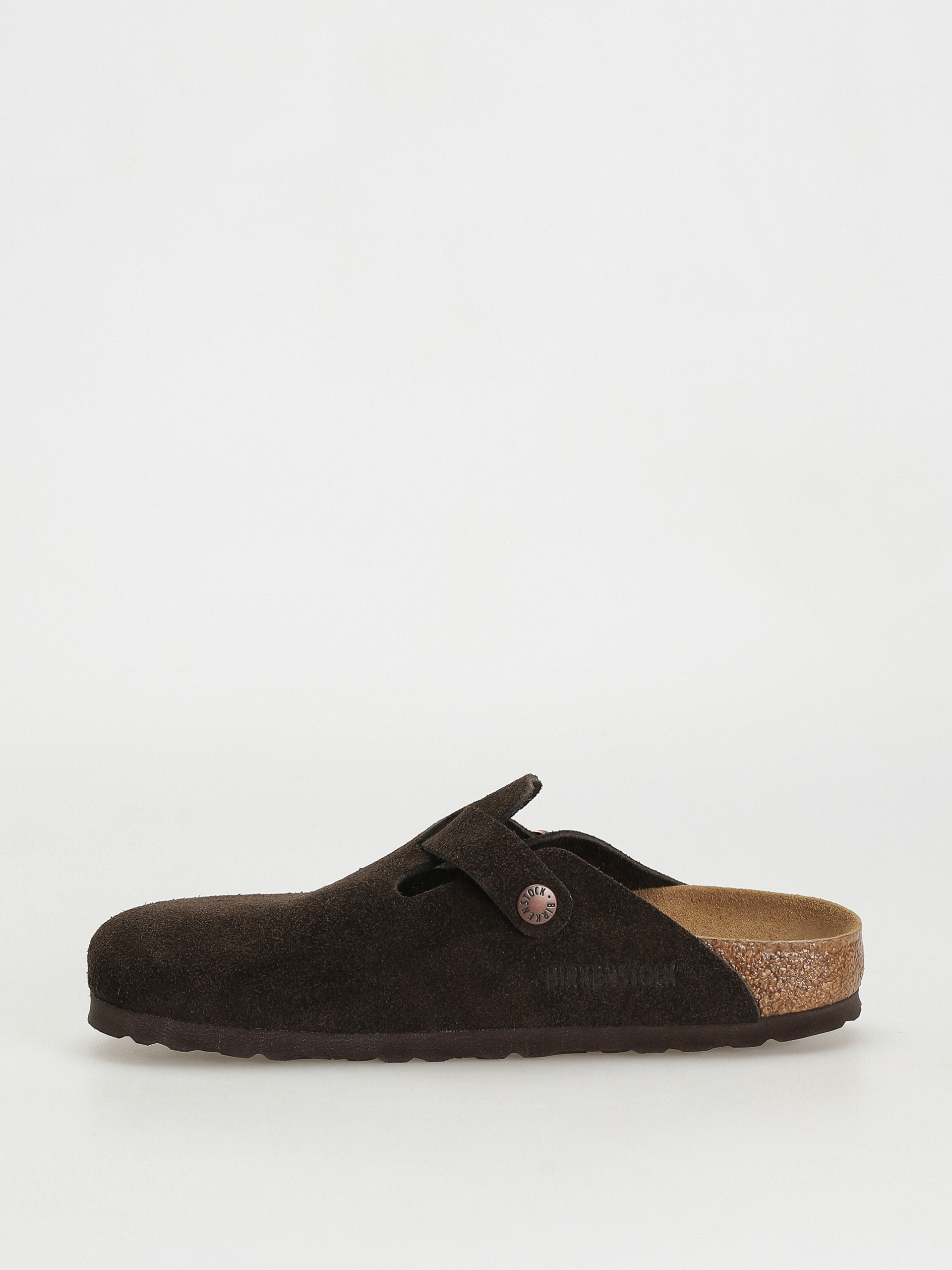 Klapki Birkenstock Boston SFB Suede Narrow Wmn (mocha)