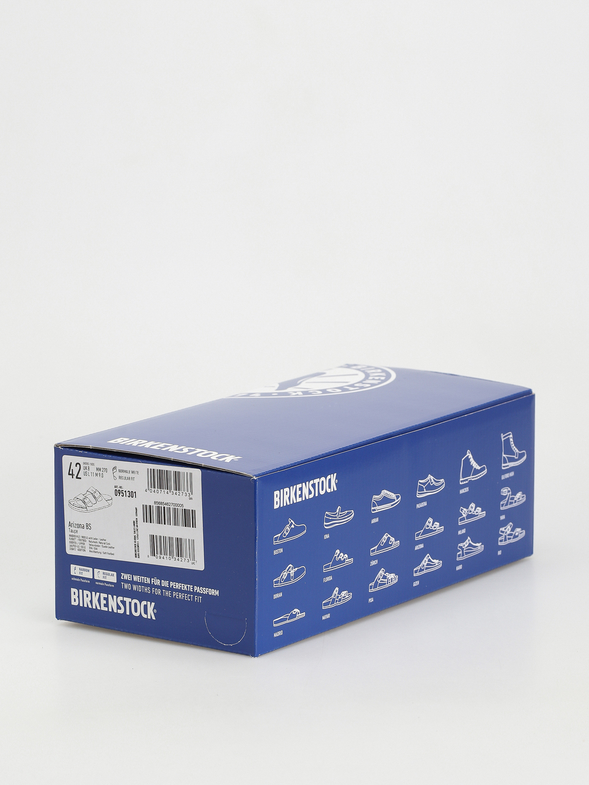 Klapki Birkenstock Arizona Suede Regular (taupe)