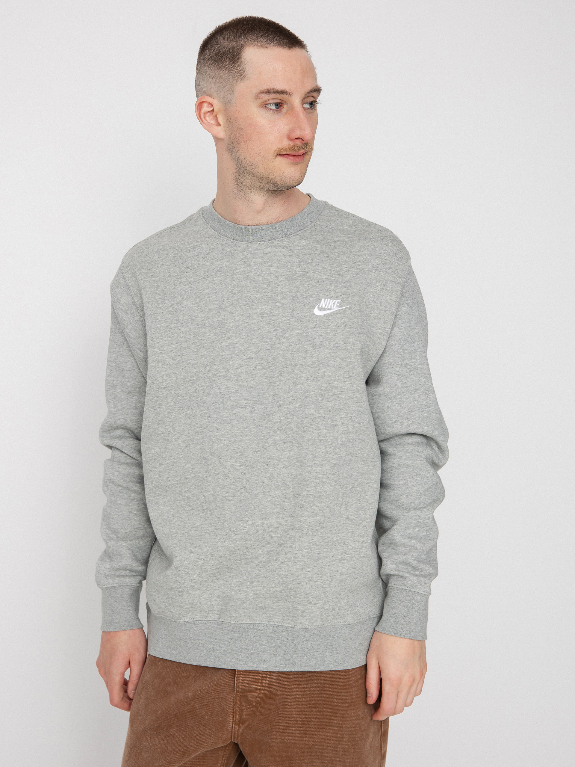 Bluza Nike SB Club (dk grey heather/white)