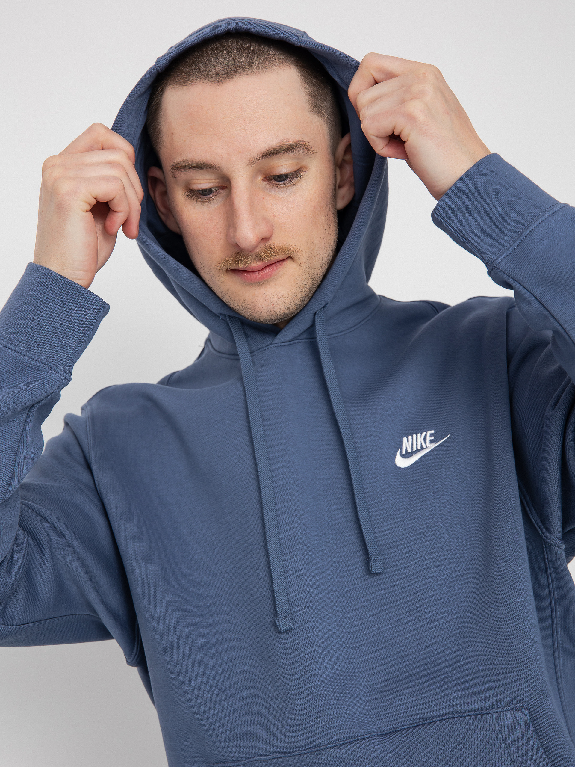 Bluza z kapturem Nike SB Club HD (diffused blue/diffused blue/white)