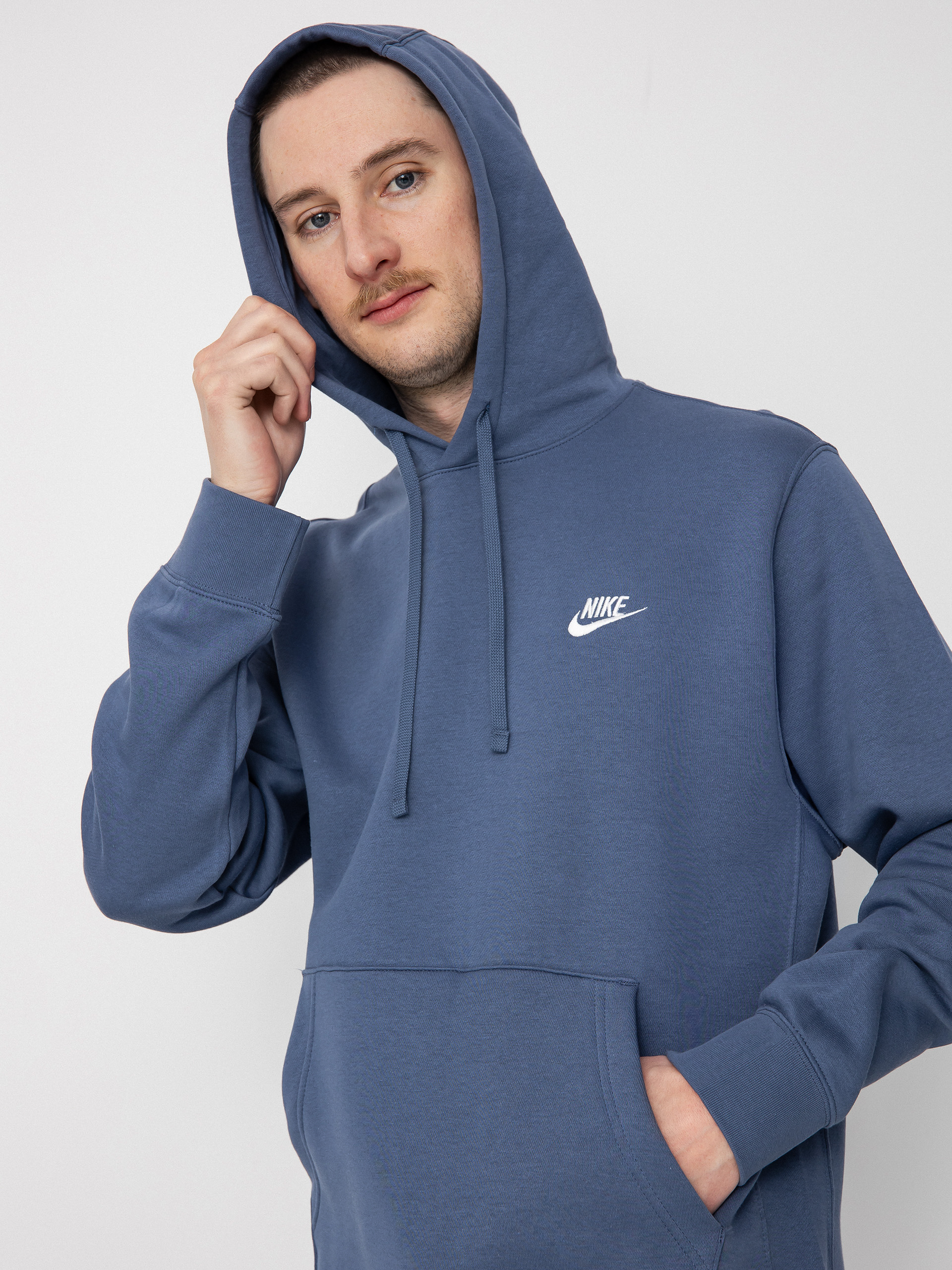 Bluza z kapturem Nike SB Club HD (diffused blue/diffused blue/white)