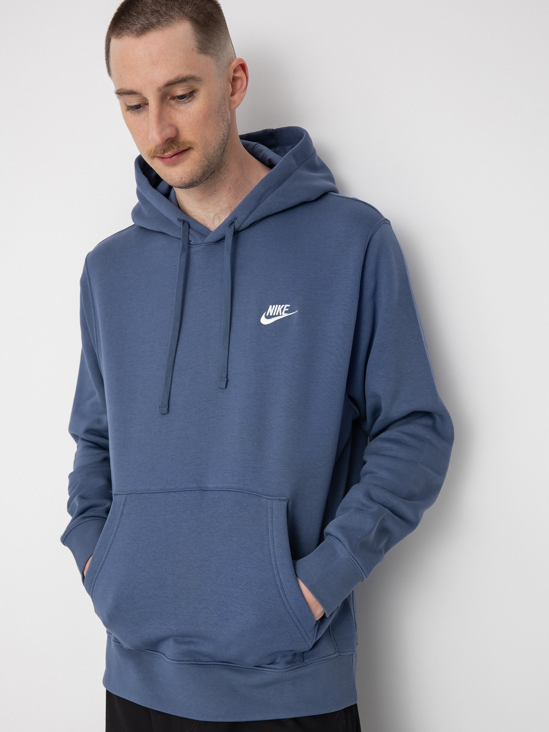 Bluza z kapturem Nike SB Club HD (diffused blue/diffused blue/white)