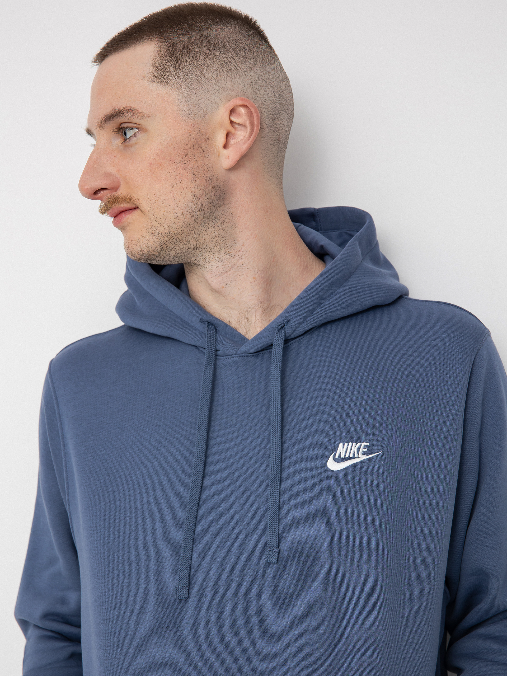 Bluza z kapturem Nike SB Club HD (diffused blue/diffused blue/white)