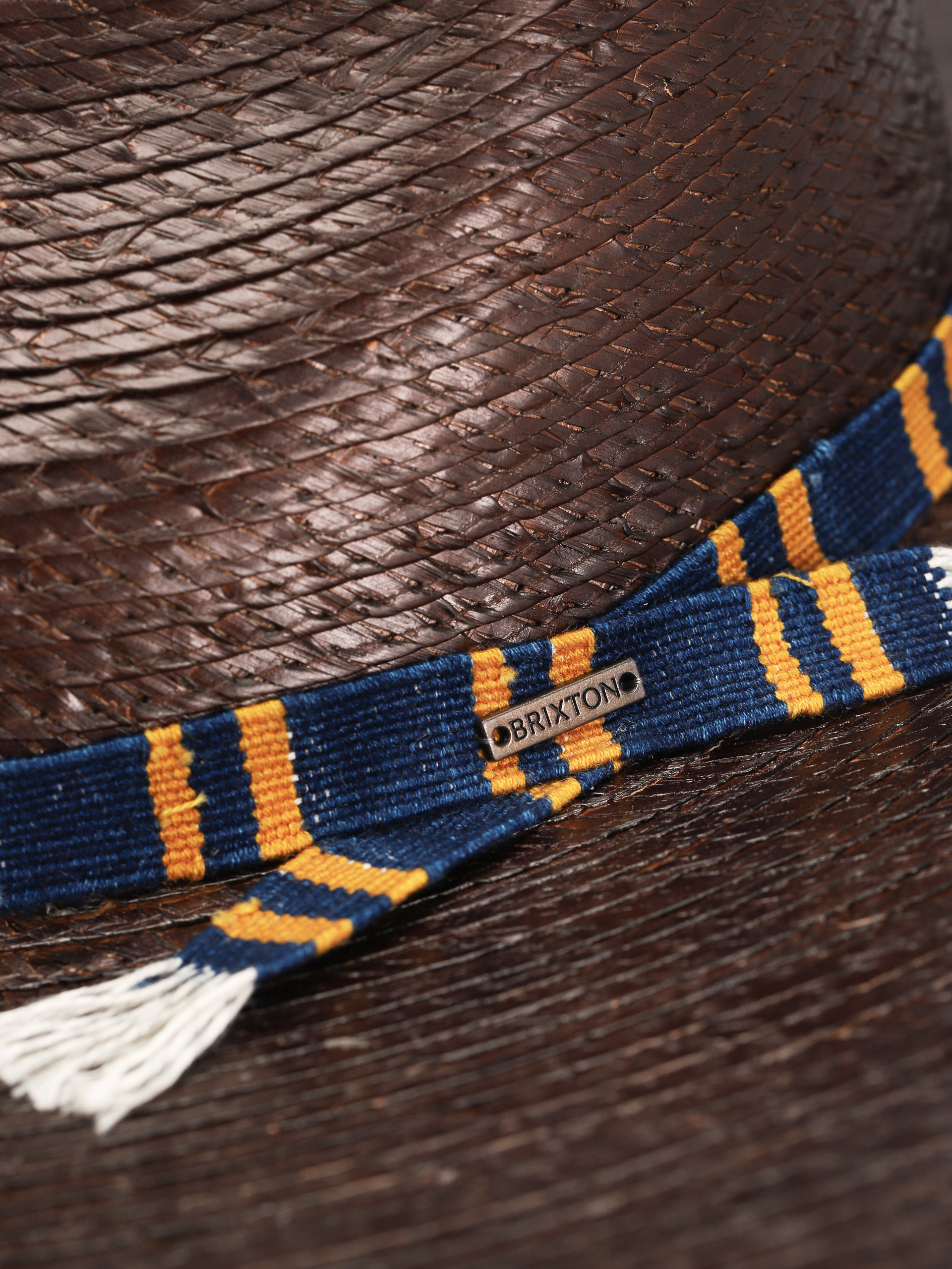 Kapelusz Brixton Leigh Straw Fedora (brown)