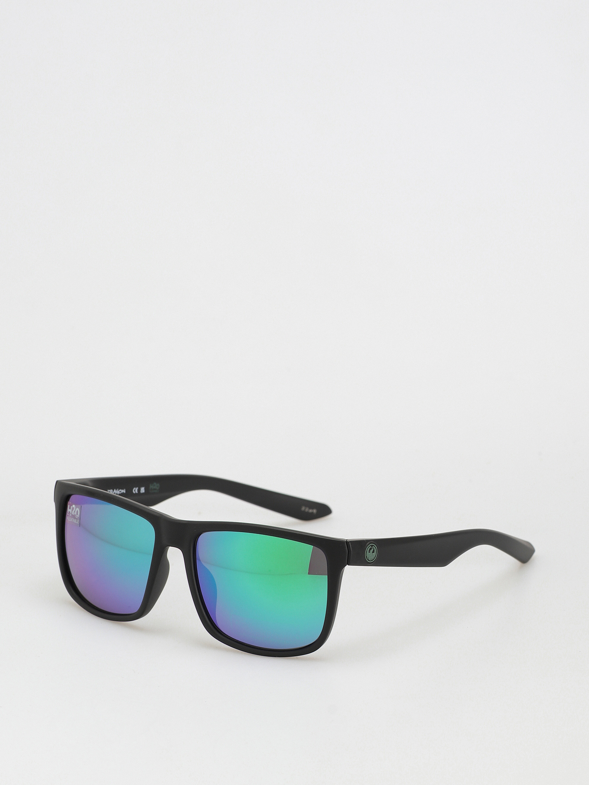 Okulary przeciwsu0142oneczne Dragon Meridien (matte black h2o/ lumalens green ion)