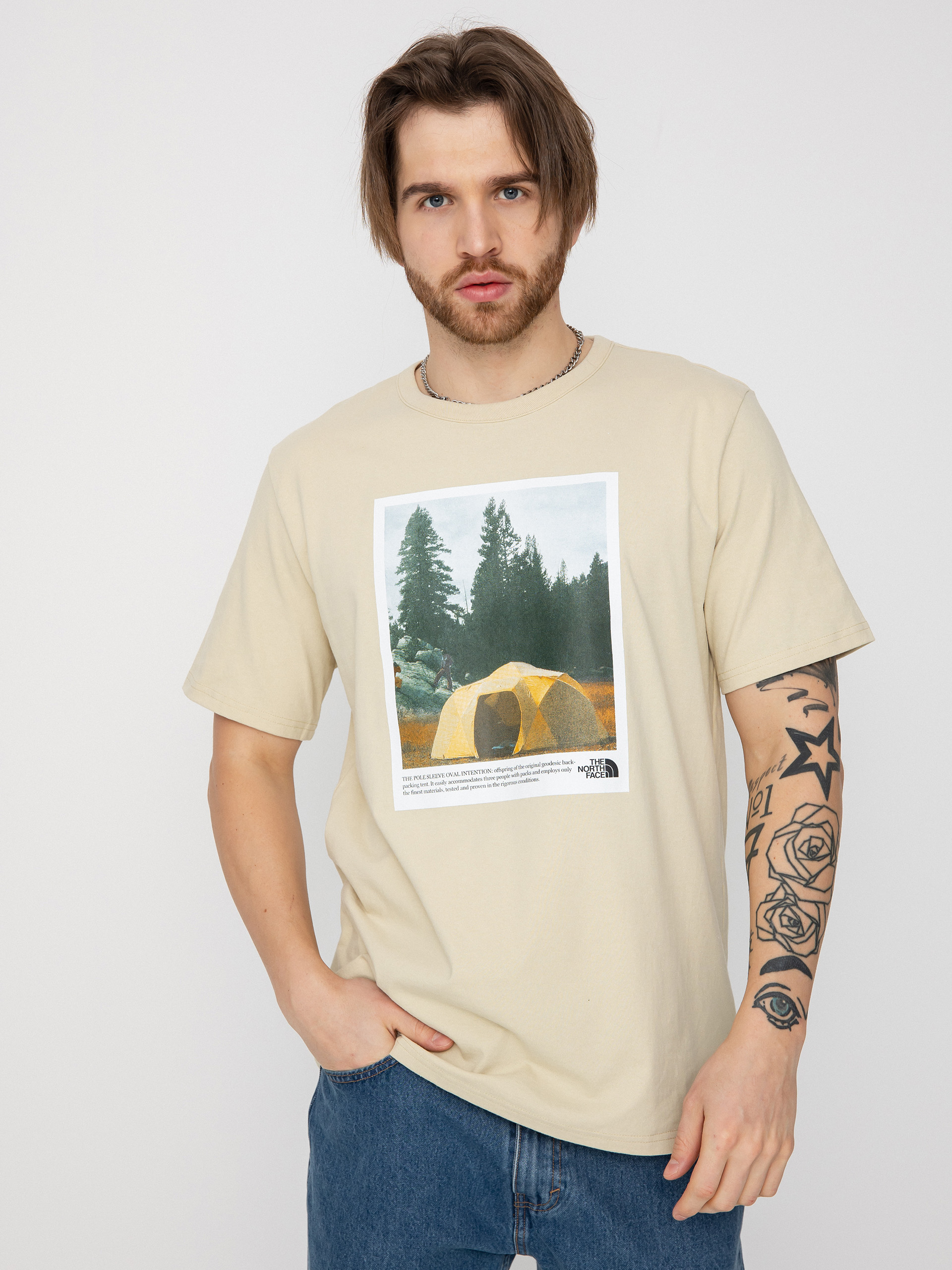 T-shirt The North Face 1966 Ringer (gravel)