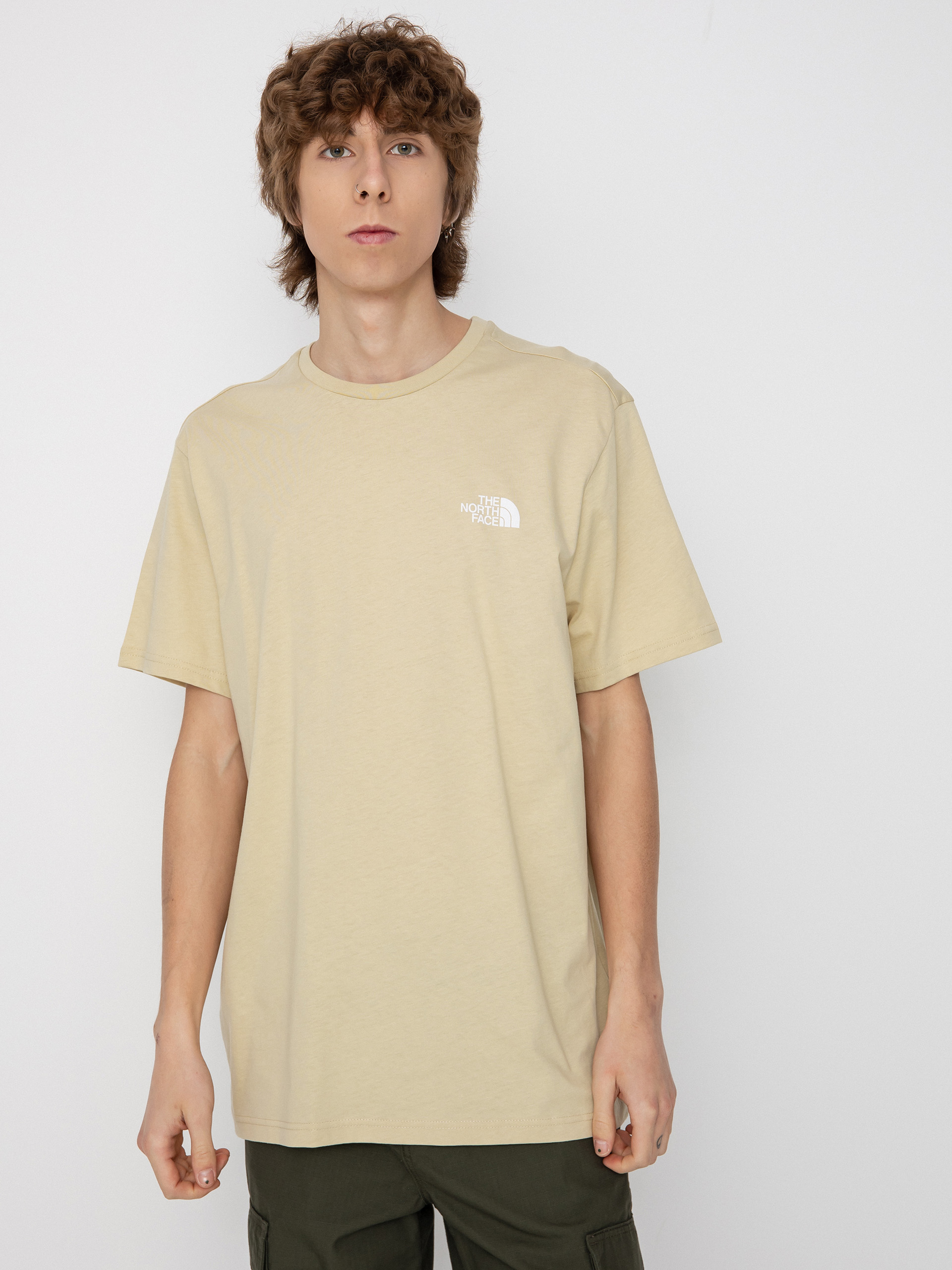 T-shirt The North Face Simple Dome (gravel/tnf white)