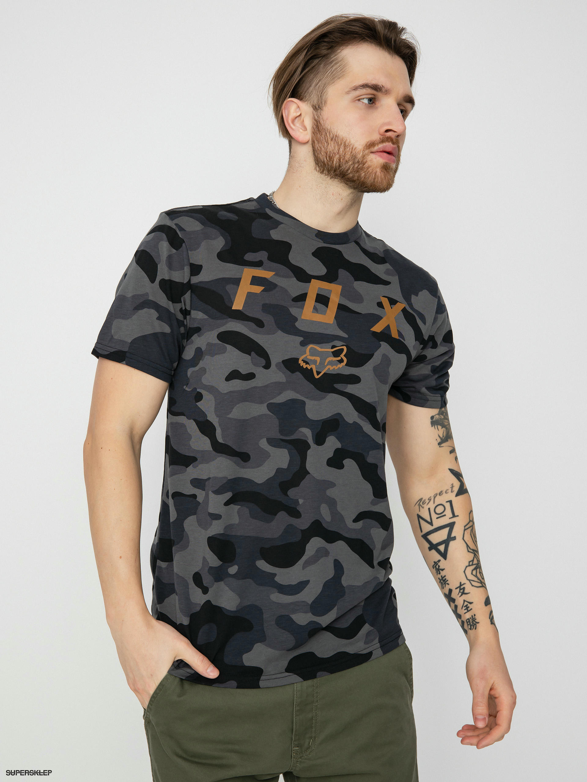 T-shirt Fox Vzns Tech (black camo)