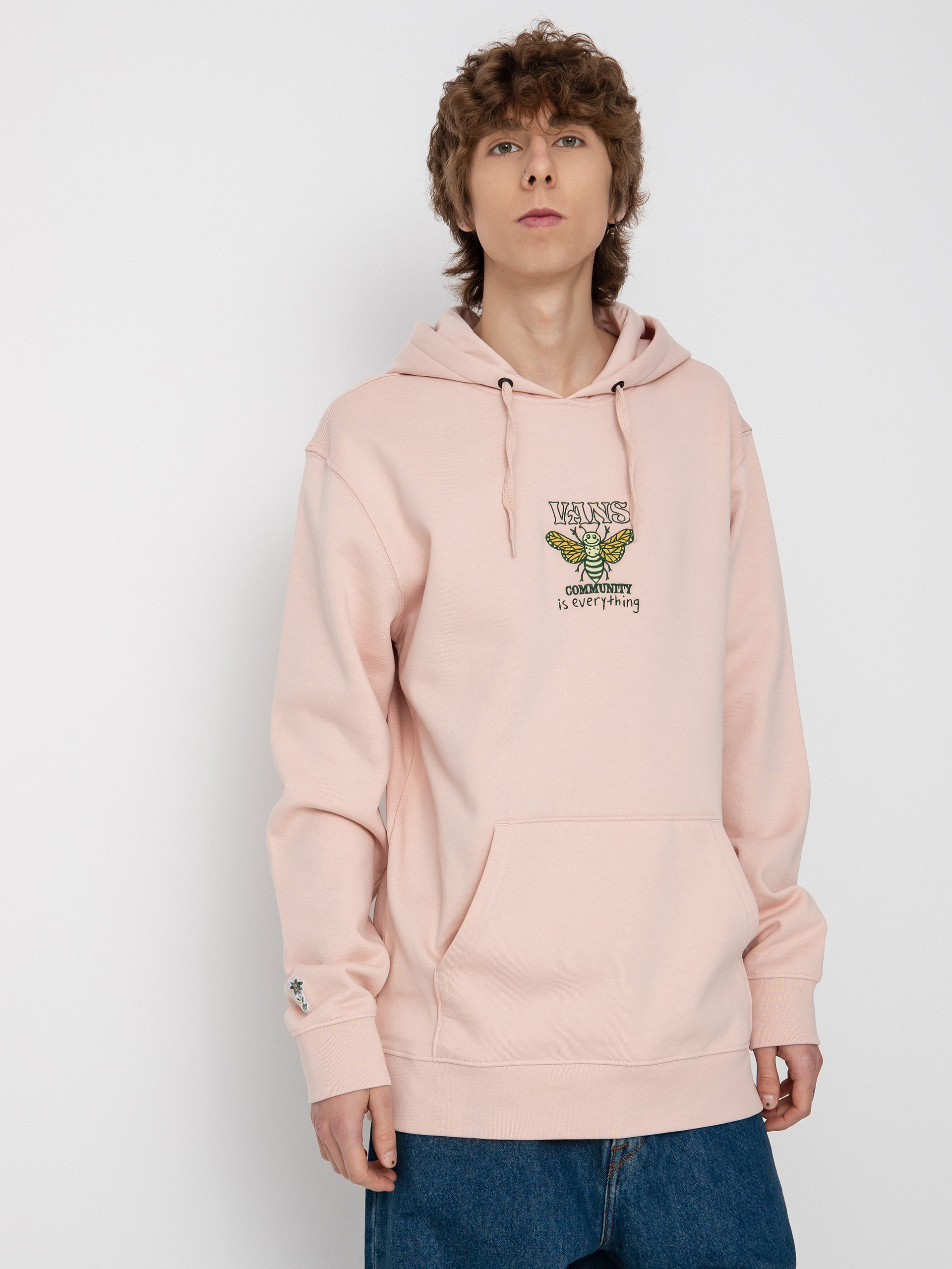 Bluza z kapturem Vans Growth Garden HD (growth garden rose smoke)