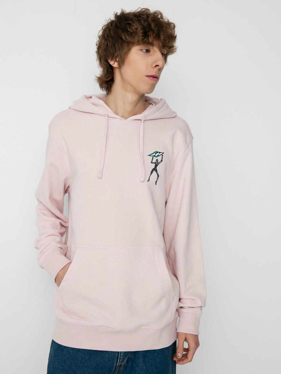 Bluza z kapturem Billabong Spiral HD (pink haze)