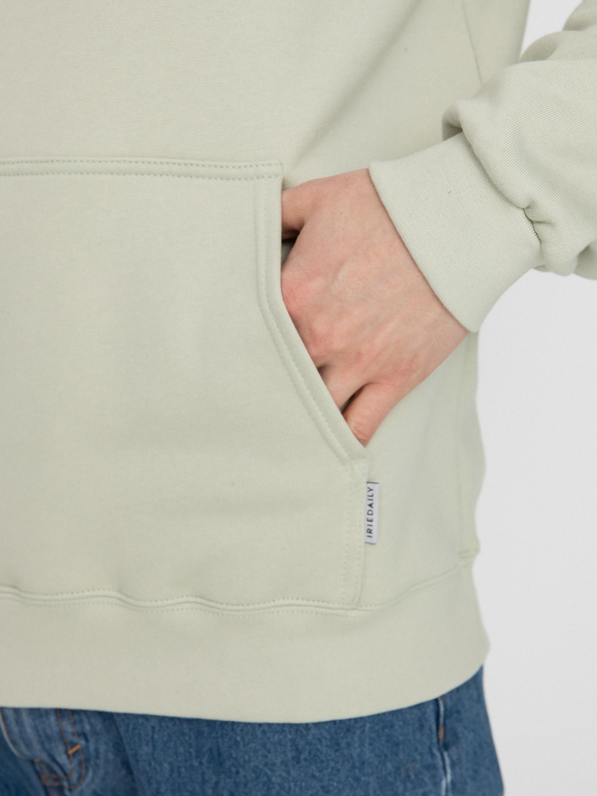 Bluza z kapturem Iriedaily Mini Flag 2 HD (light sage)