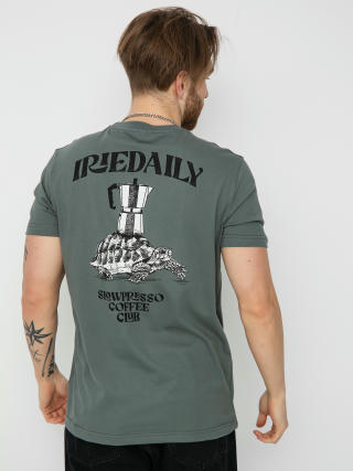 T-shirt Iriedaily Slowpresso (jungle green)