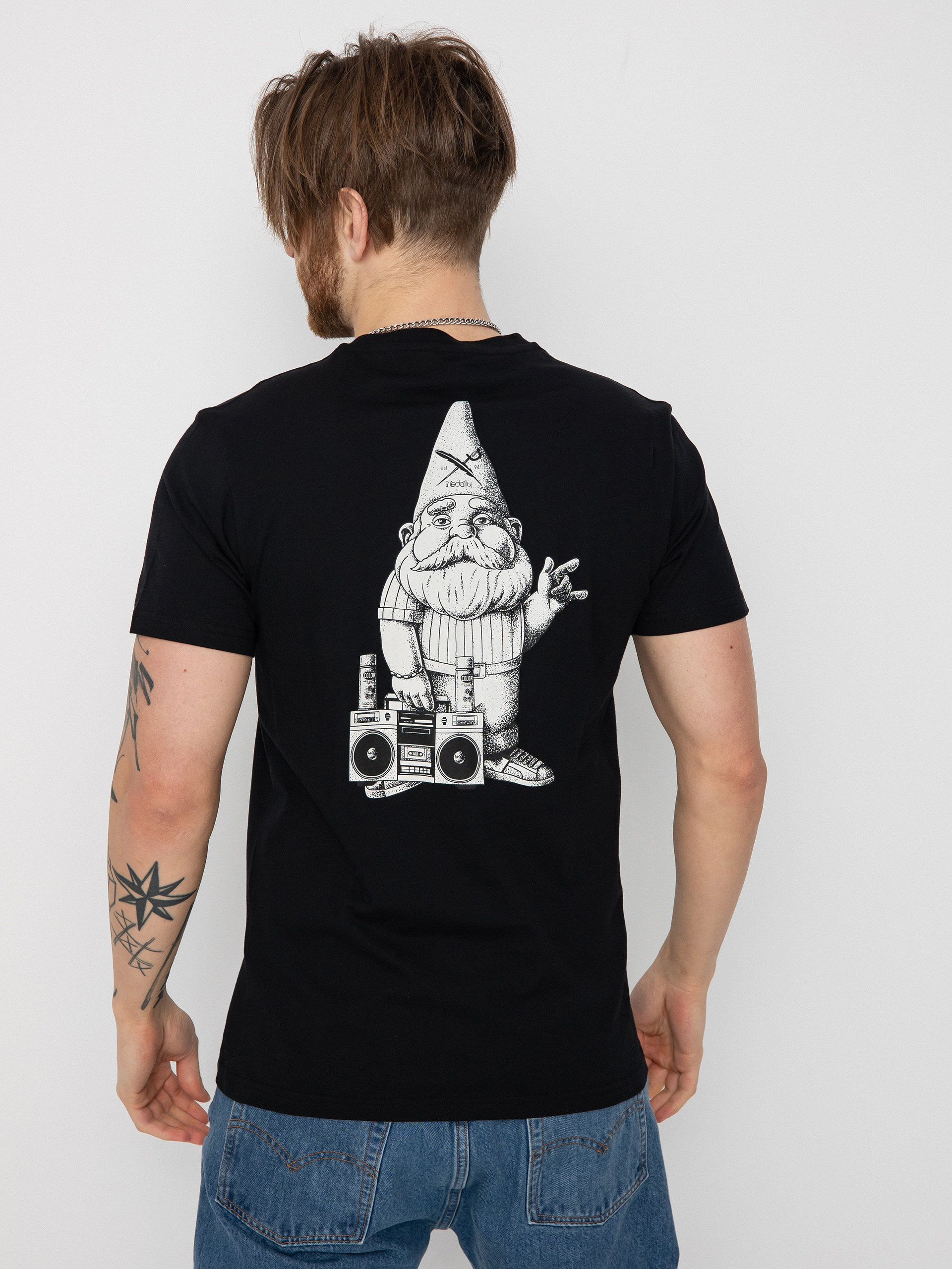 T-shirt Iriedaily Garden Gnome (black)