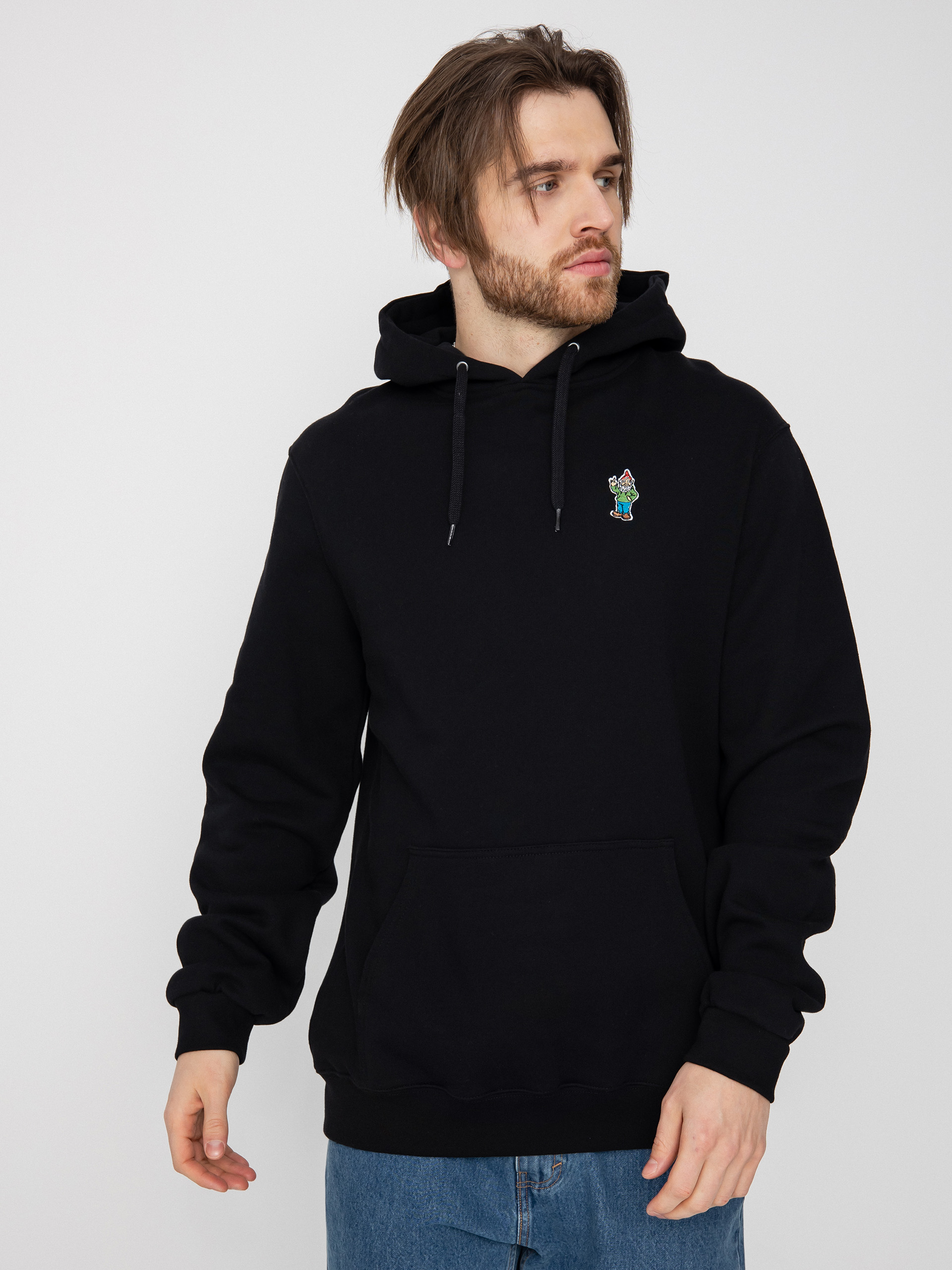Bluza z kapturem Iriedaily Little Gnome HD (black)