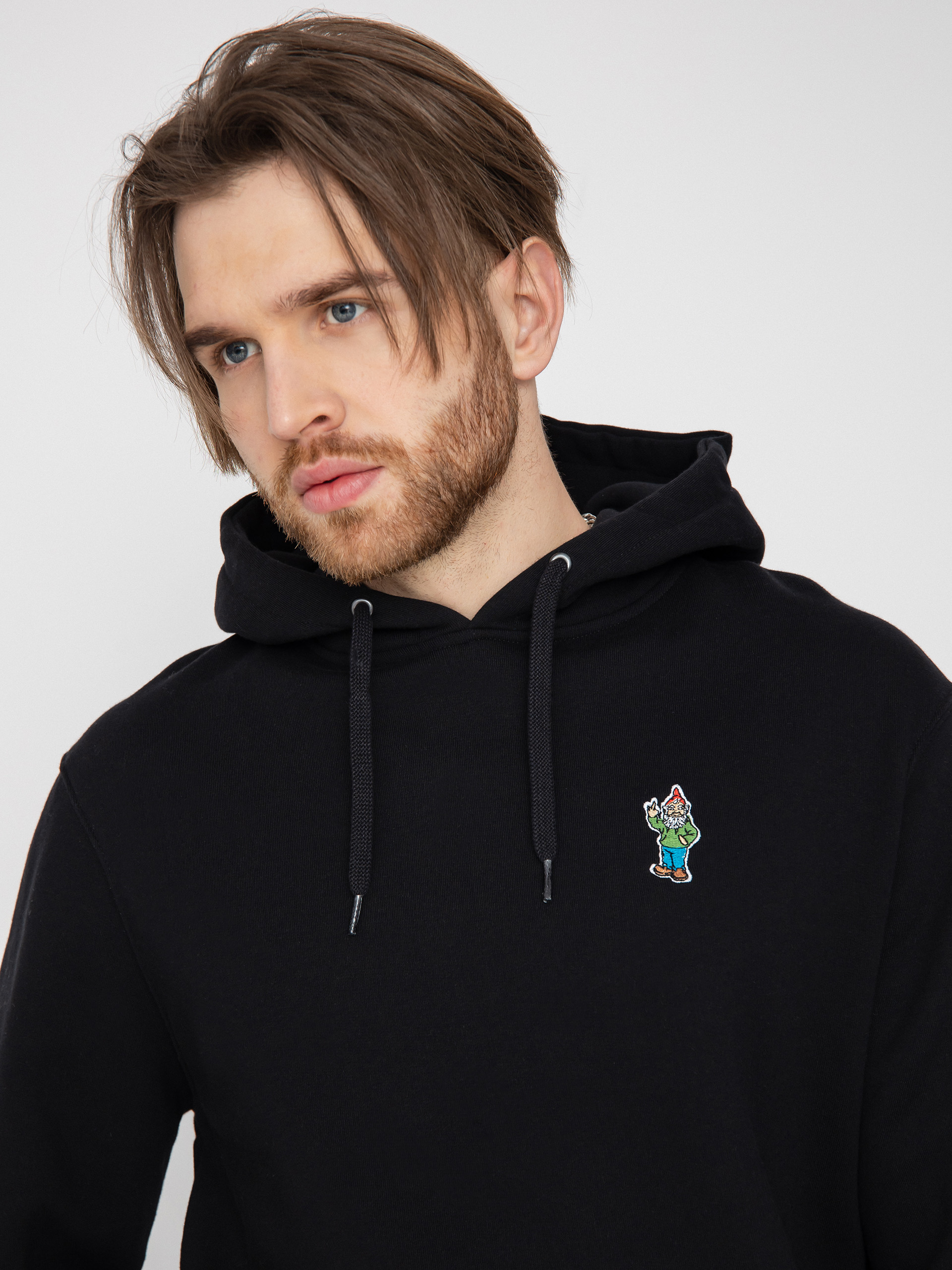 Bluza z kapturem Iriedaily Little Gnome HD (black)