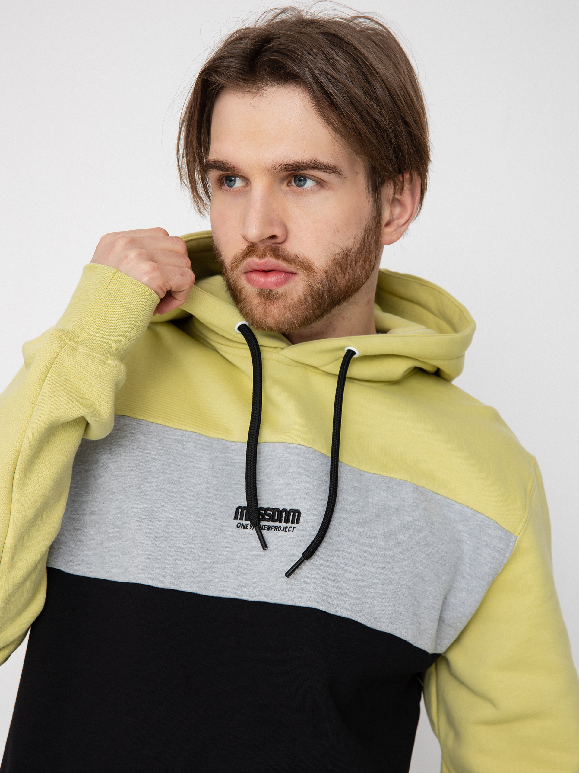 Bluza z kapturem MassDnm Target HD (sand/heather grey/black)