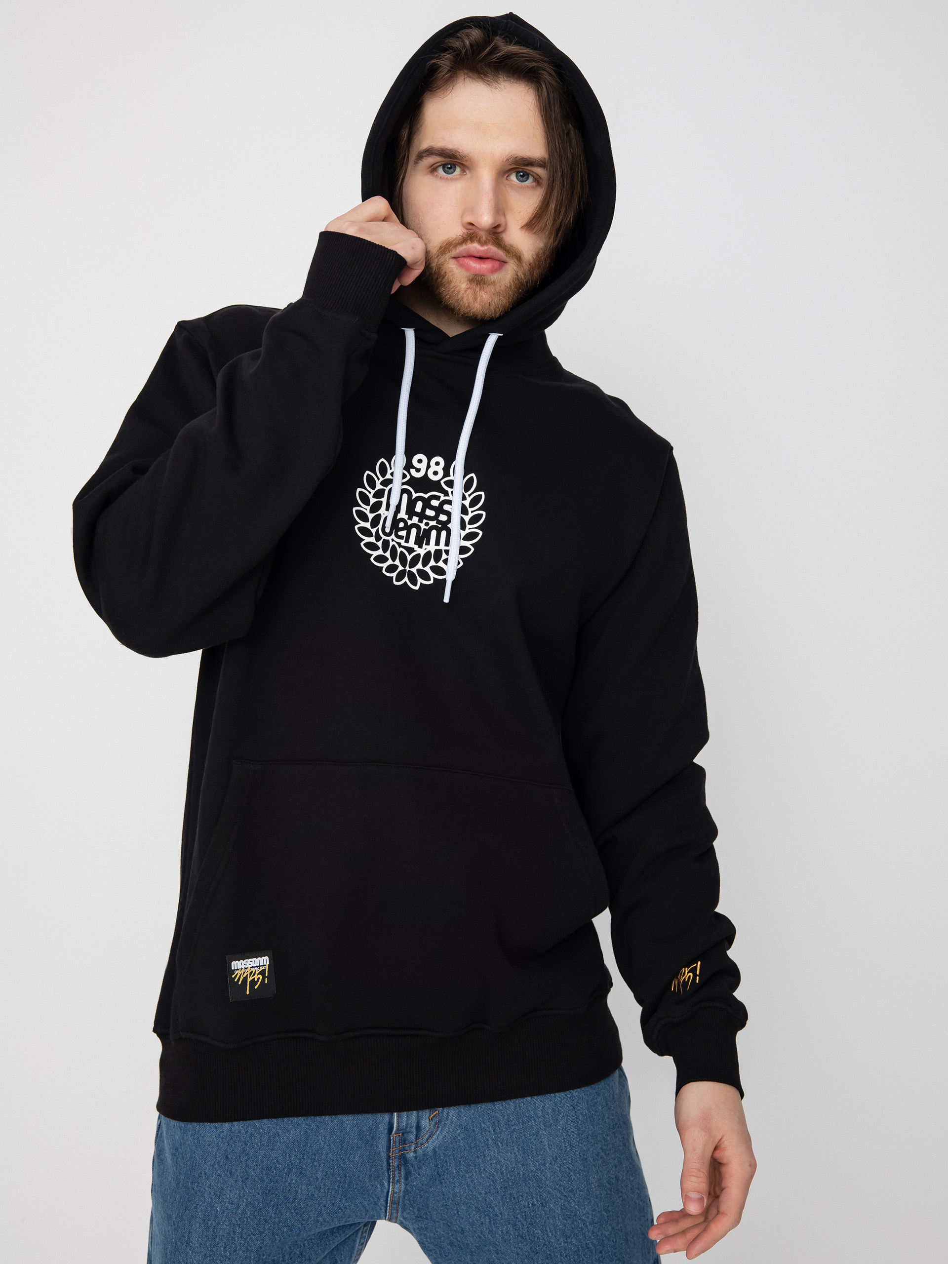 Bluza z kapturem MassDnm Base Medium Logo (black)