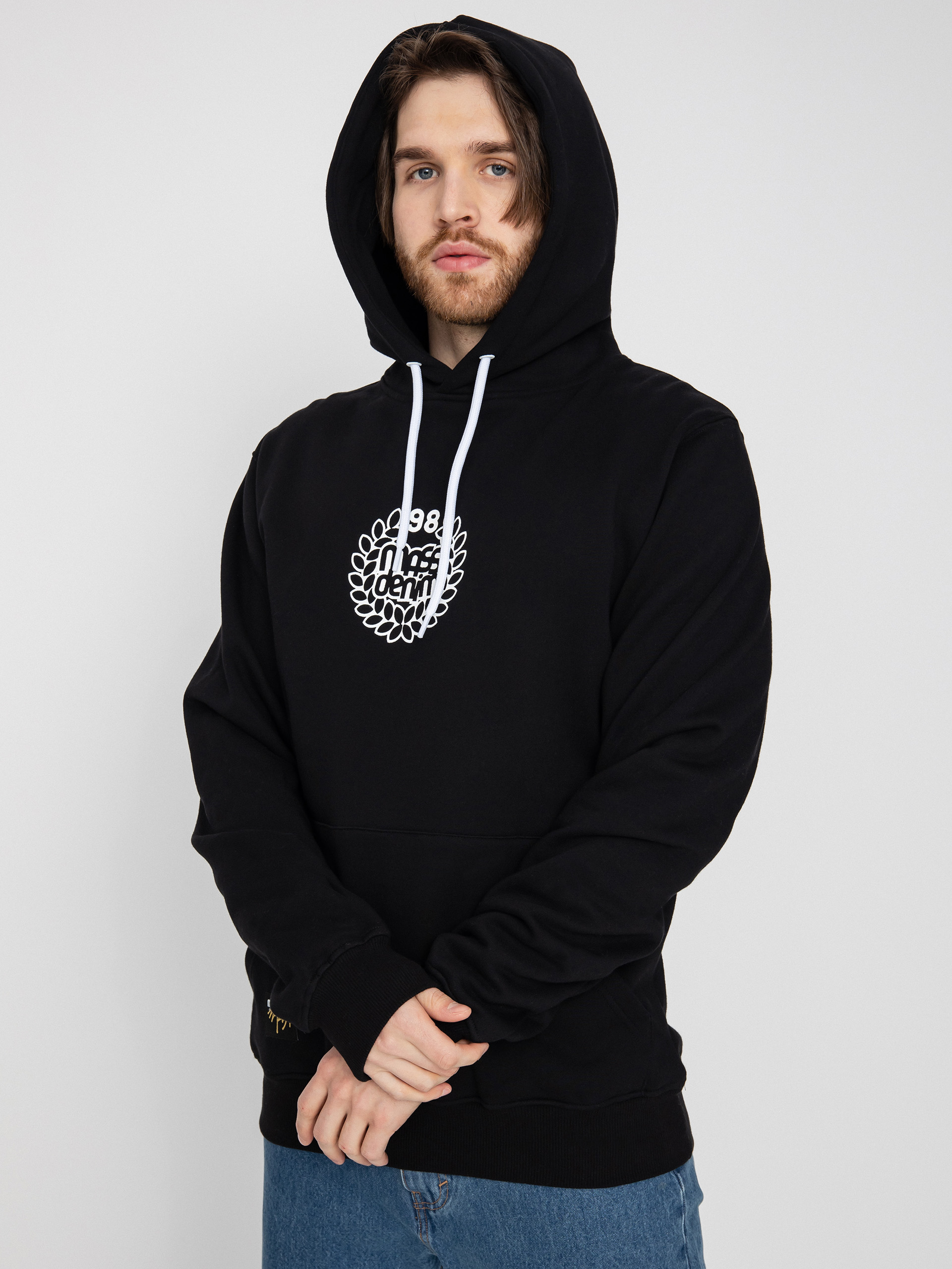 Bluza z kapturem MassDnm Base Medium Logo (black)