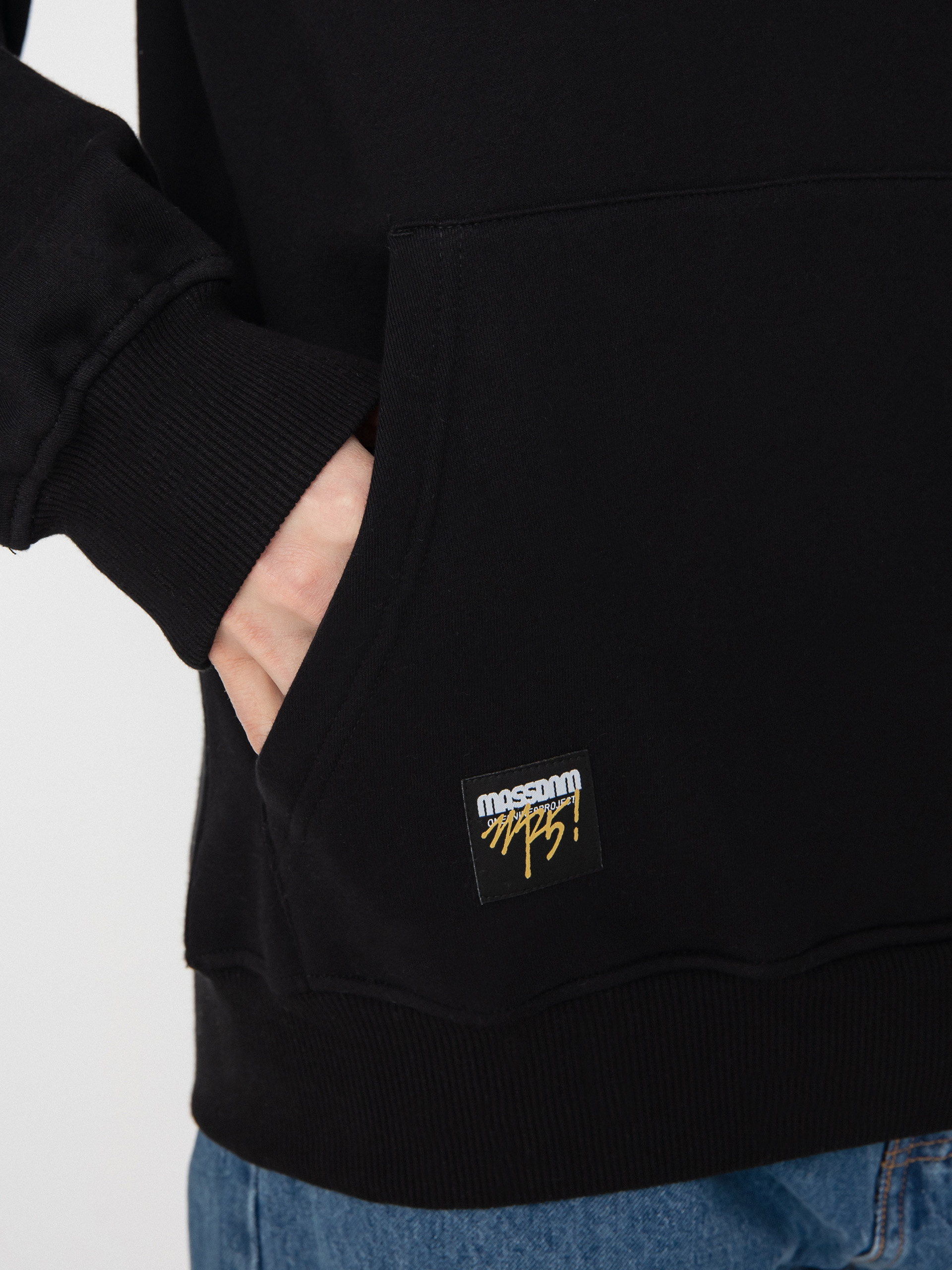 Bluza z kapturem MassDnm Base Medium Logo (black)