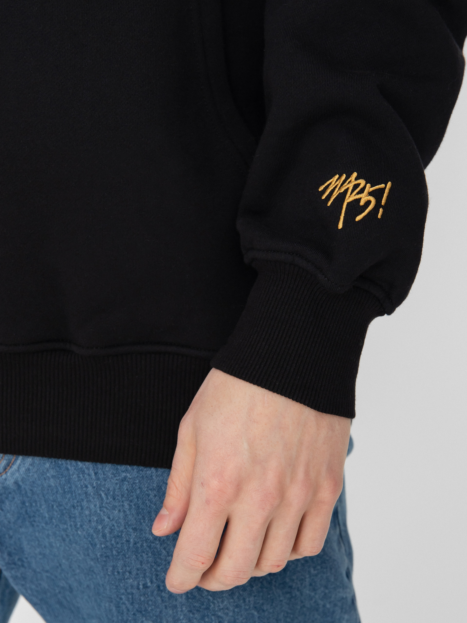 Bluza z kapturem MassDnm Base Medium Logo (black)